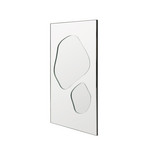 FOLIA wall mirror, height 82 cm, glass - ferm LIVING