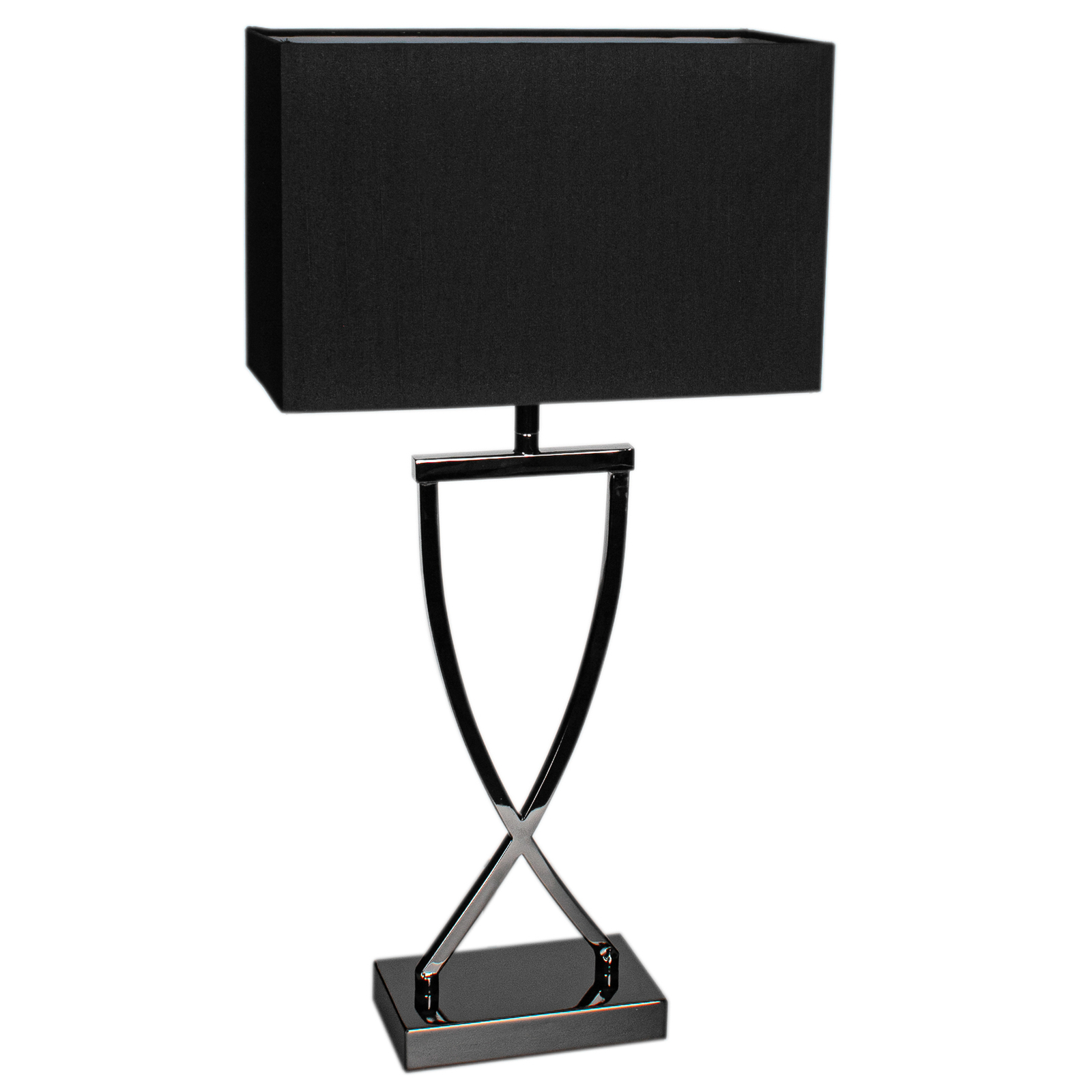 By Rydéns Omega stolní lampa chrom/černá výška 52 cm