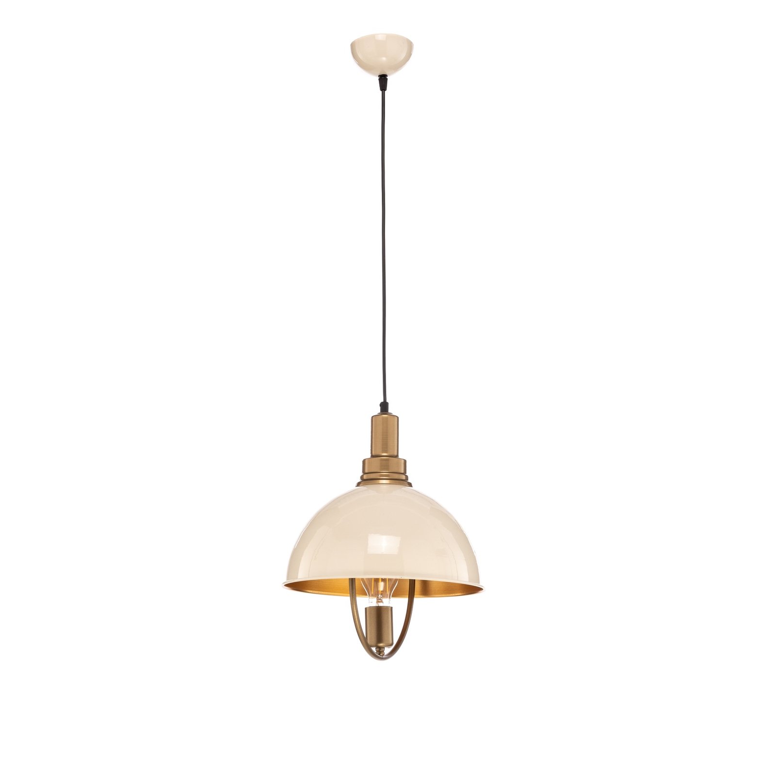 Hanglamp AV-4106-M35-BBY antiek-goud/wit