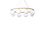 Miira 8 Oval Candelabro Brass/Opal - Nuura