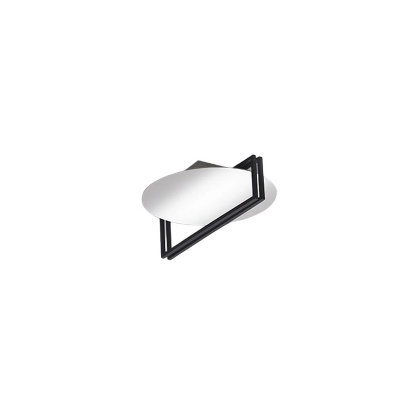 ICONE Essenza lubinis šviestuvas 927 Ø47cm baltas/juodas