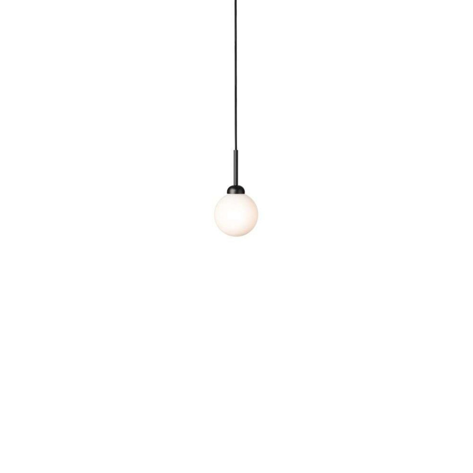 Nuura Pendelleuchte Apiales 1, Ø 12 cm, schwarz/opal