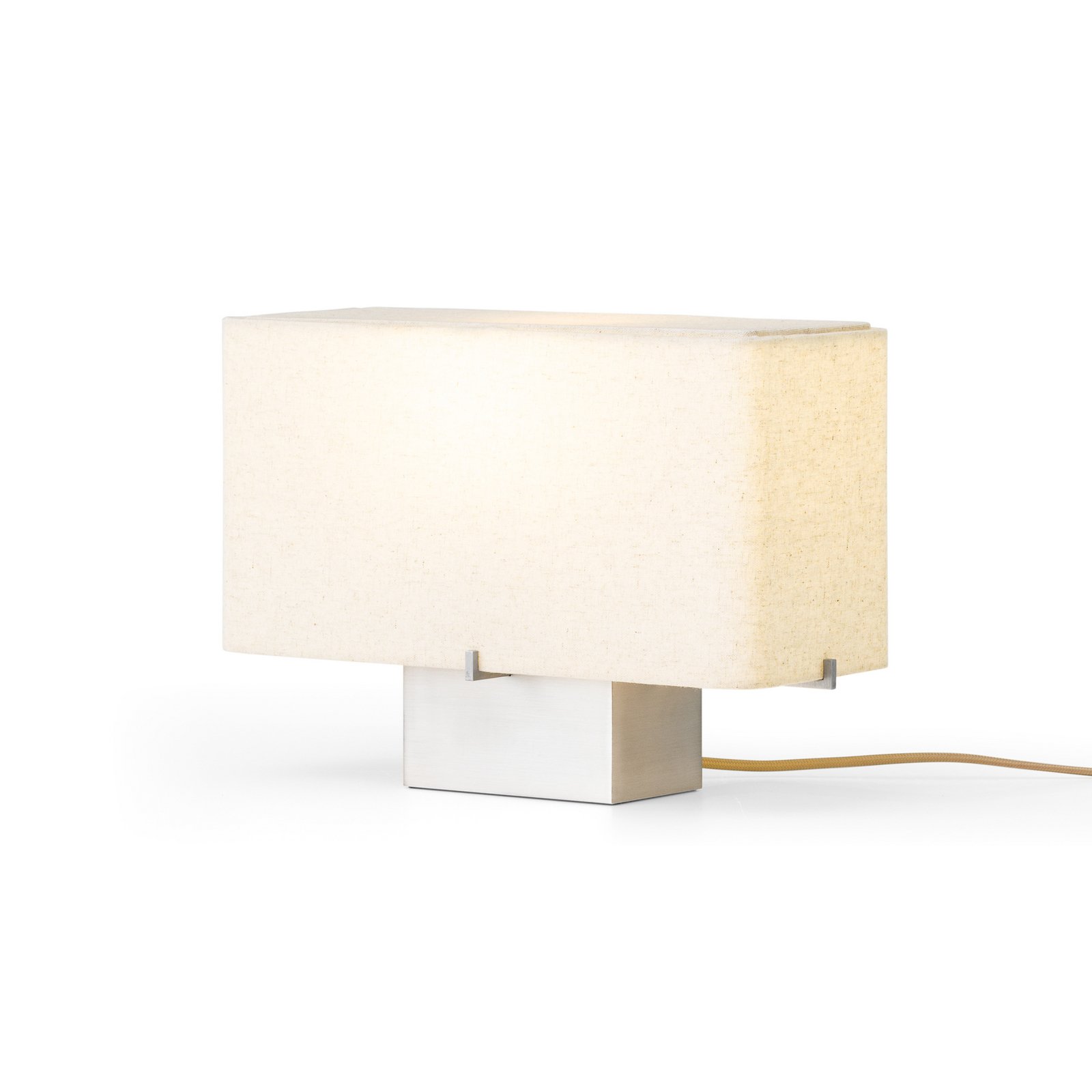 Audo lampada da tavolo Nonna alluminio/colore sabbia altezza 24 cm