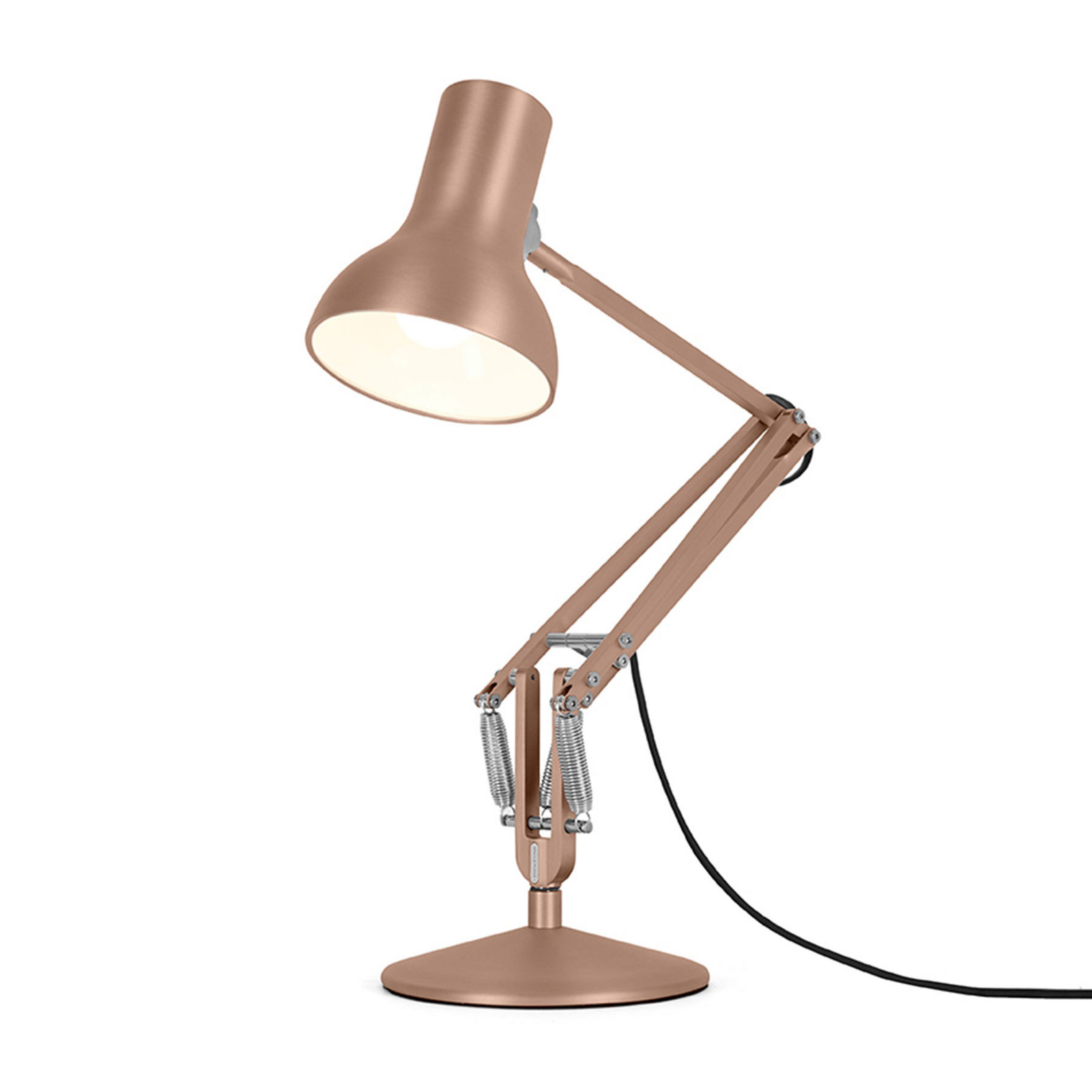 Anglepoise Type 75 Mini Metallic table lamp copper, for Workroom / Office, iron, aluminium, E27, 6 W, energy efficiency: A+, H: 50 cm