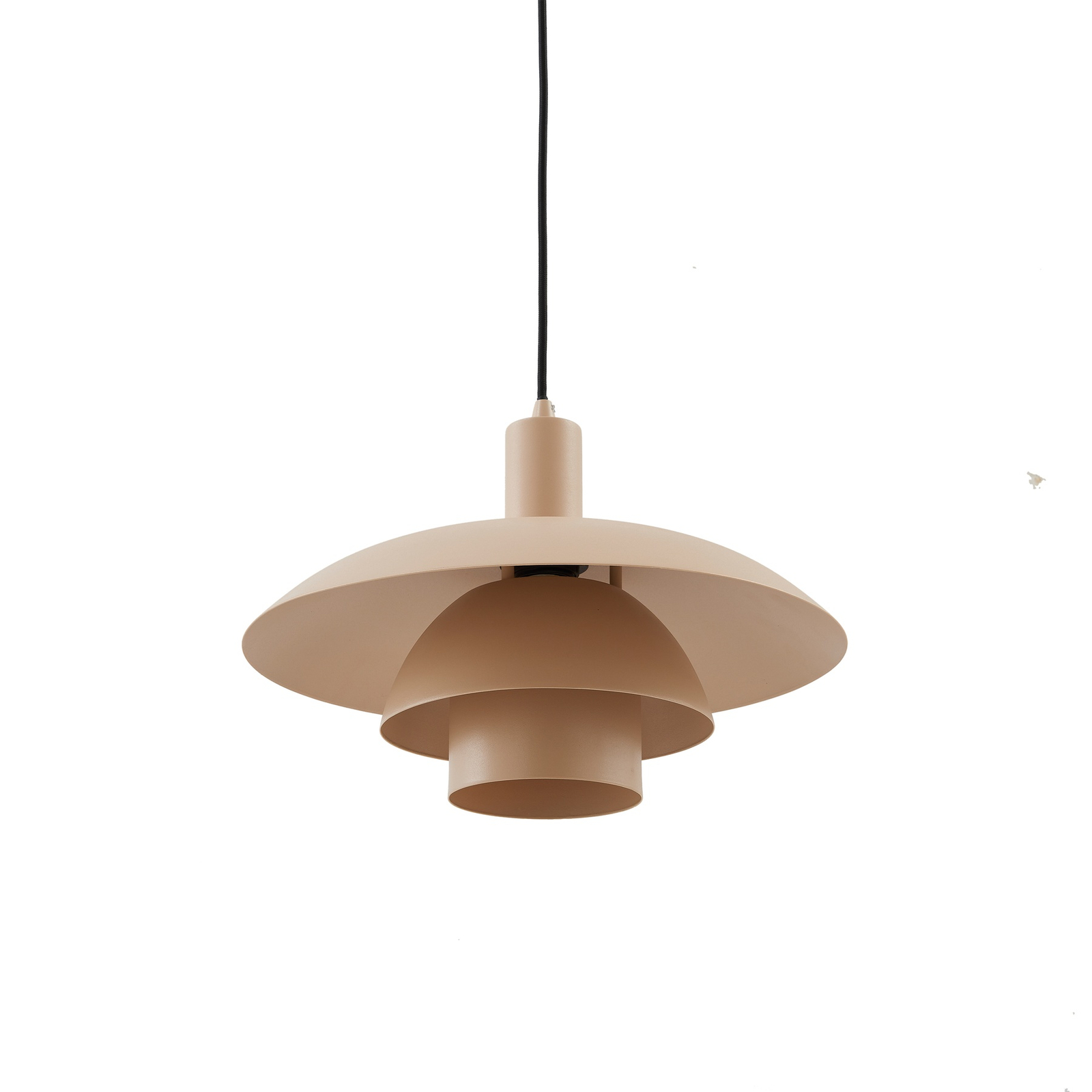 Lindby kulons lampa Elorri, bēšs, metāls, Ø 38 cm