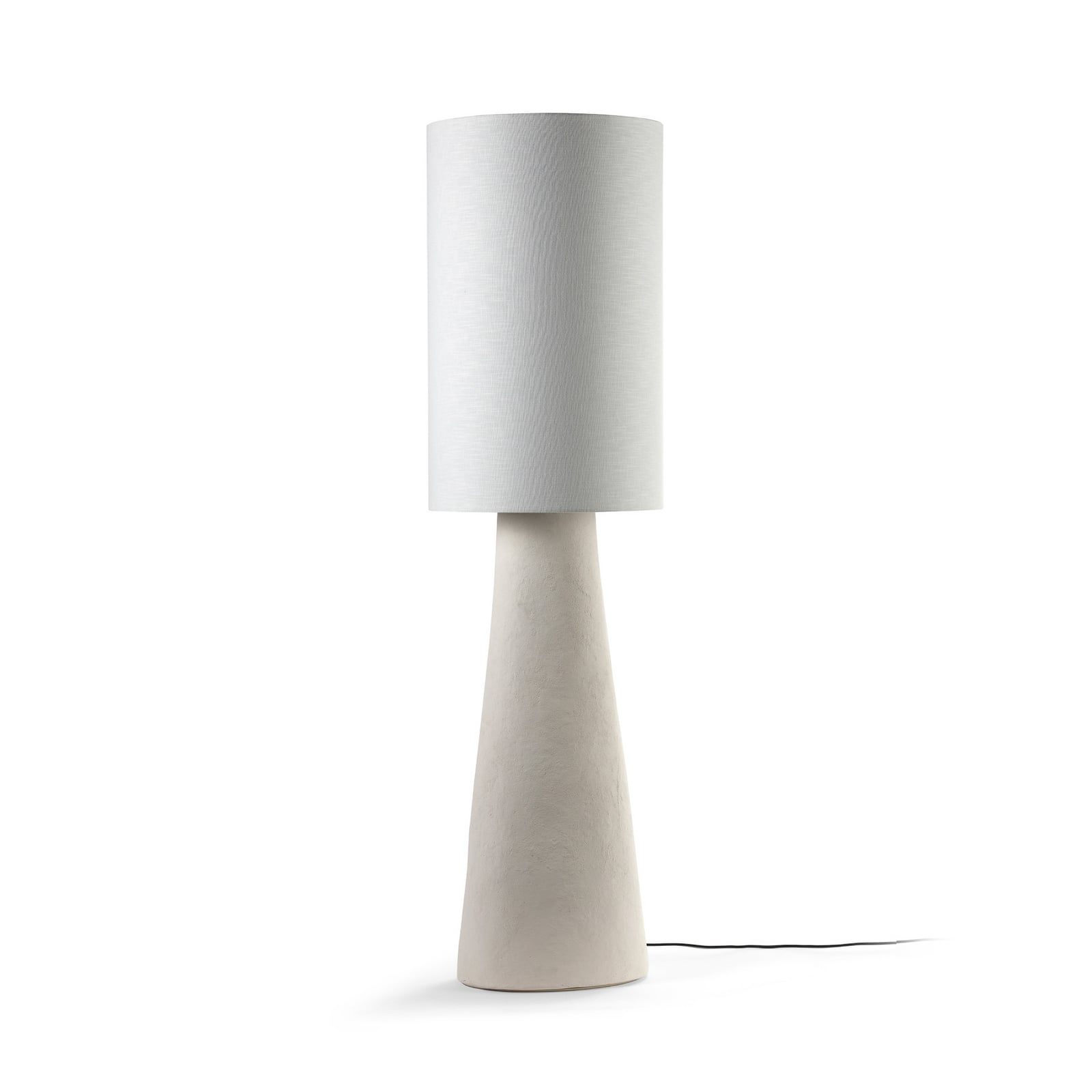 04 WHITE EARTH gulvlampe, papmaché, hør, højde 176 cm, E27 – Serax 04 WHITE EARTH gulvlampe, papmaché, hør, højde 176 cm, E27 – Serax