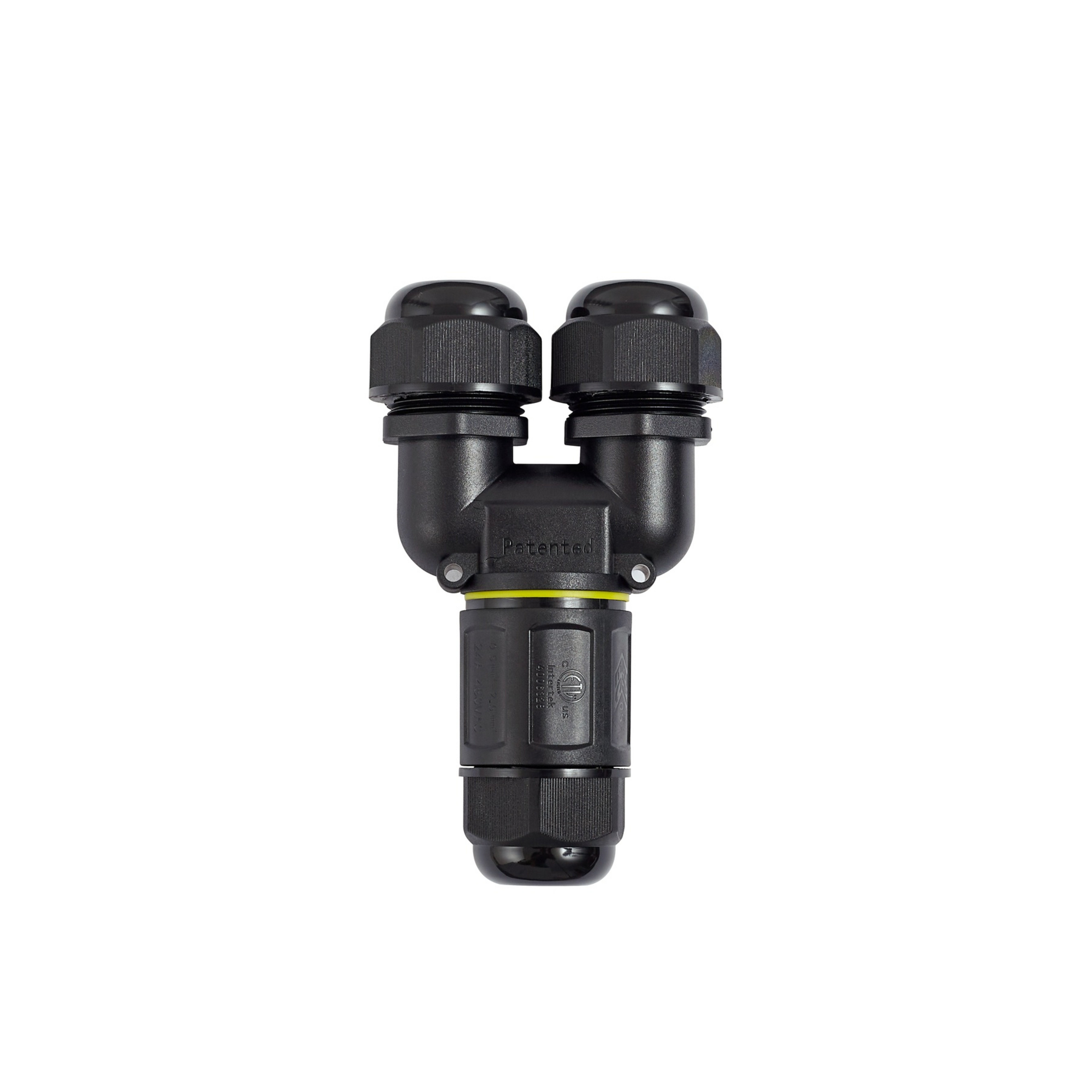 Kabelverbinder Y, wasserdicht, IP68, Länge 118 cm, schwarz