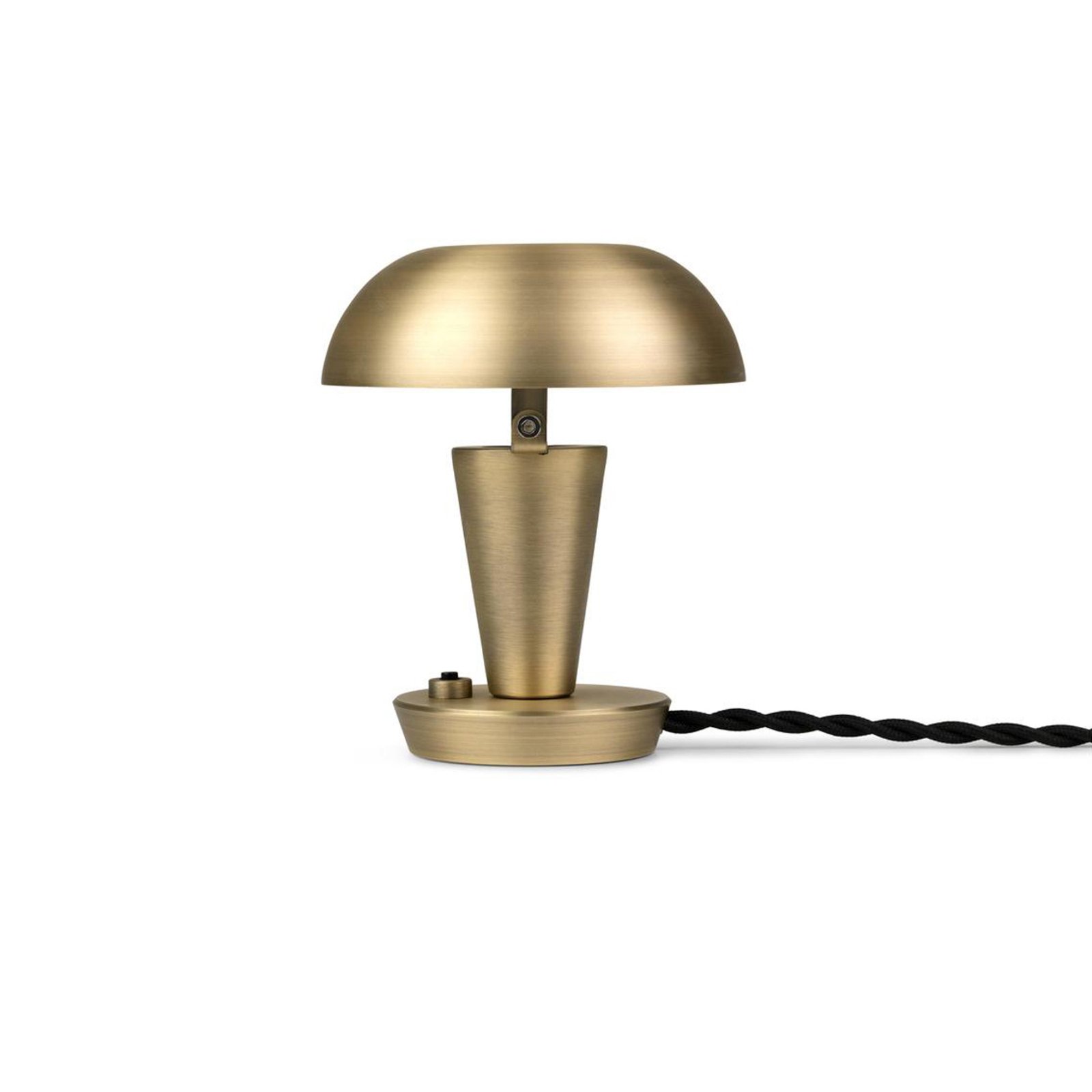 ferm LIVING Lámpara de mesa Tiny, latón, 14 cm, hierro