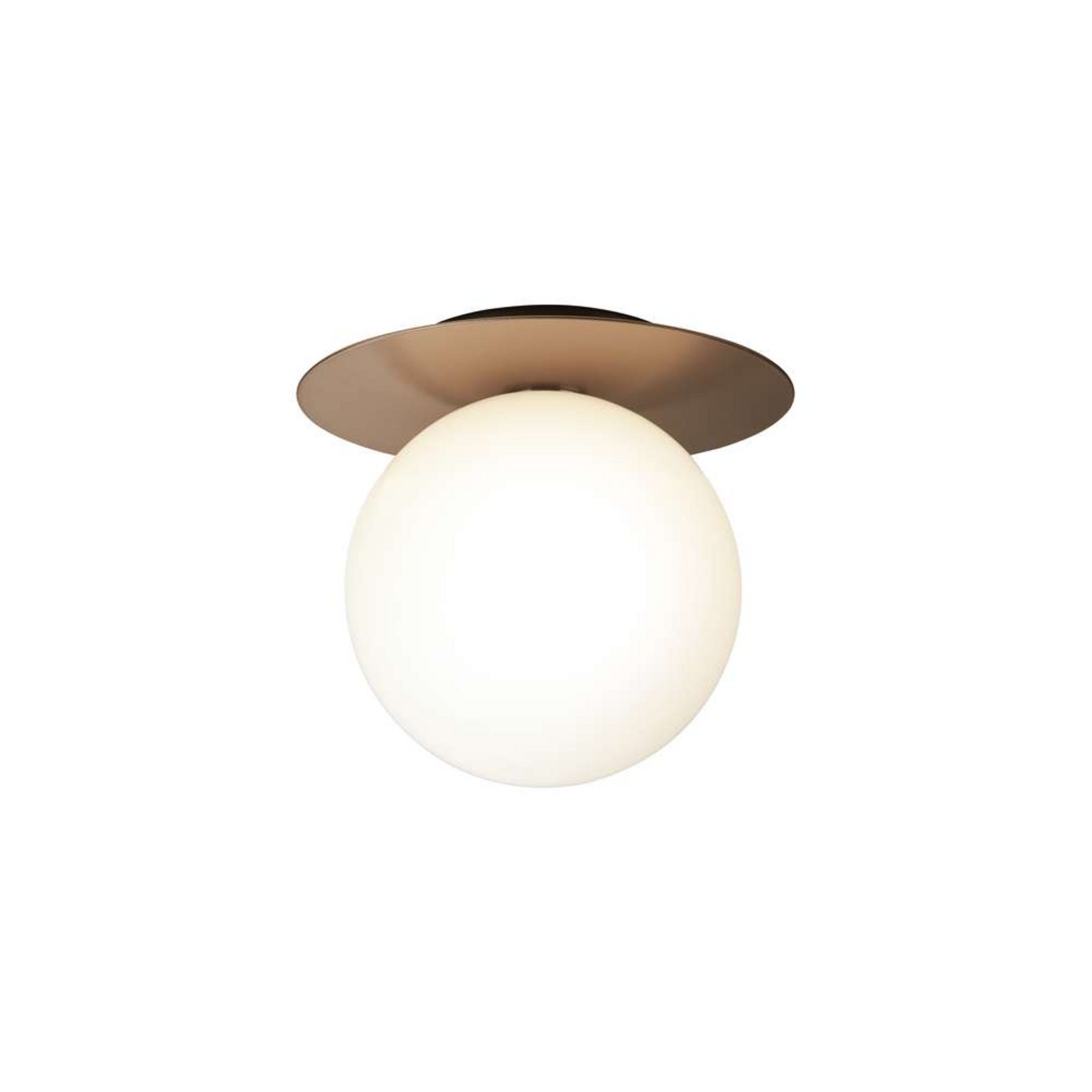 Liila 1 Nástenné Svietidlo/Stropné Lampa IP44 Large Dark Bronze/Opal - Nuura