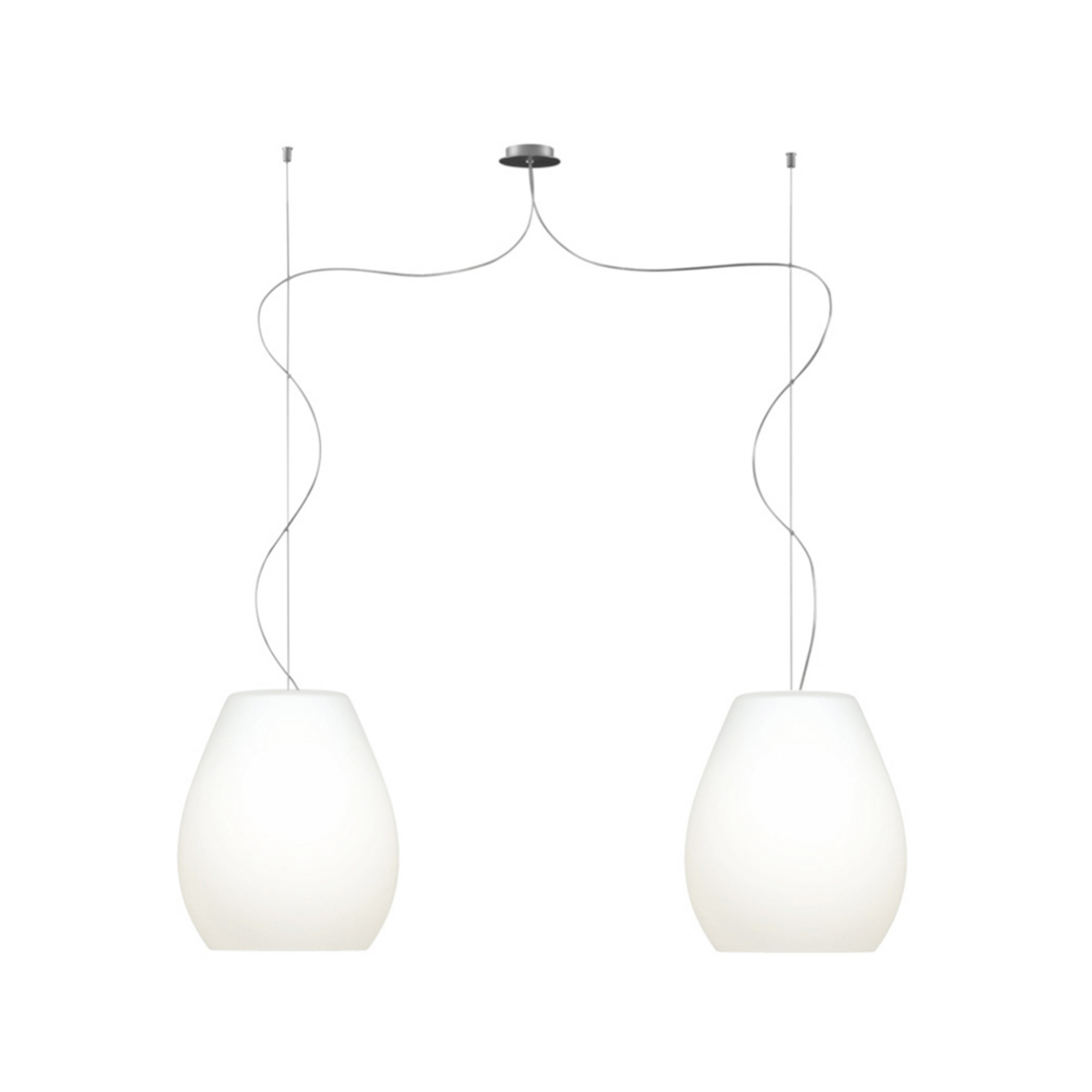 Casablanca Bagan κρεμαστό φωτιστικό, δύο φώτα, Ø 26 cm