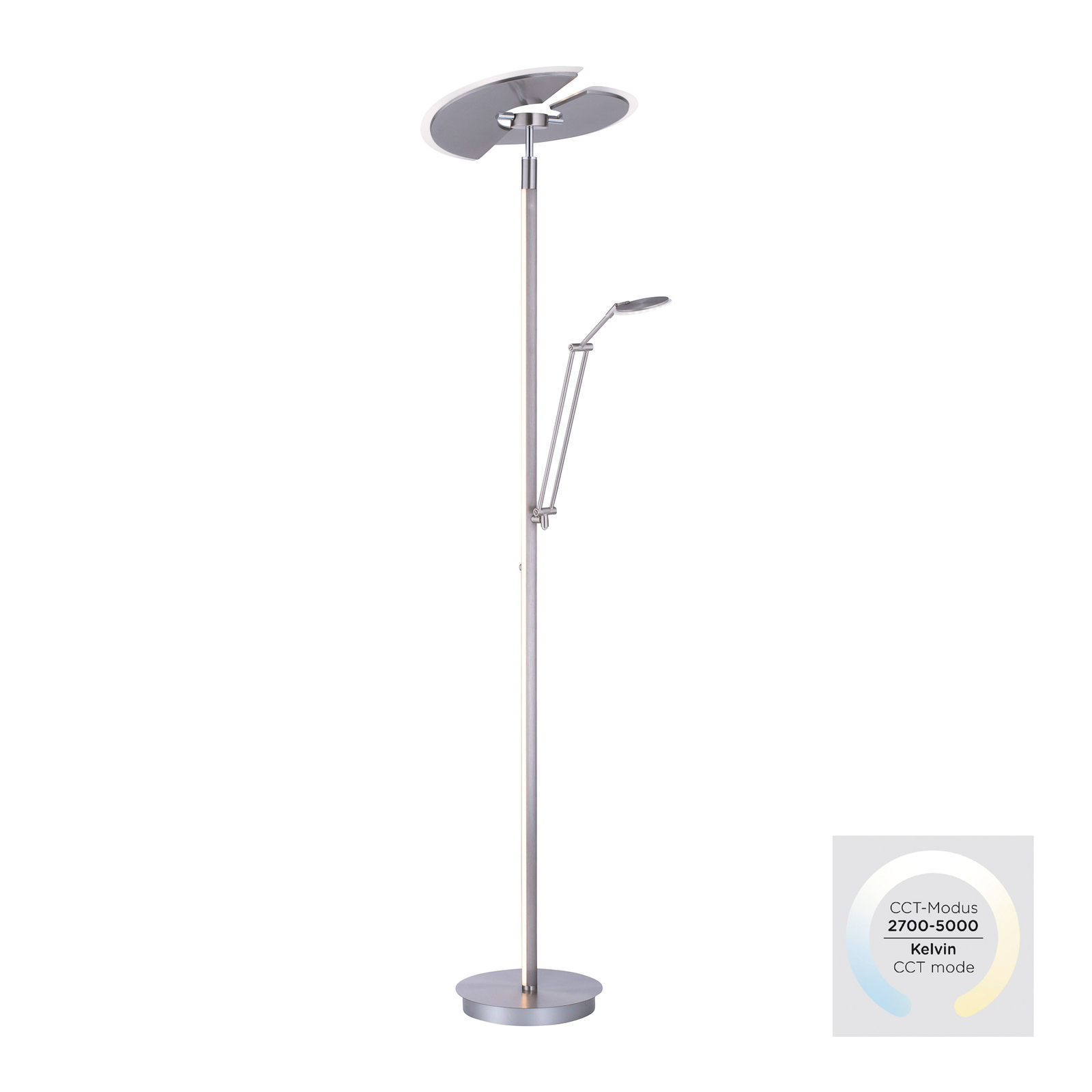 Mutil LED-Stehleuchte, diamond, Leselampe, CCT - PURE