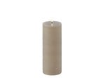 Pillar Candle LED 7,8 x 20,3 cm Rustic Sandstone - Uyuni Lighting