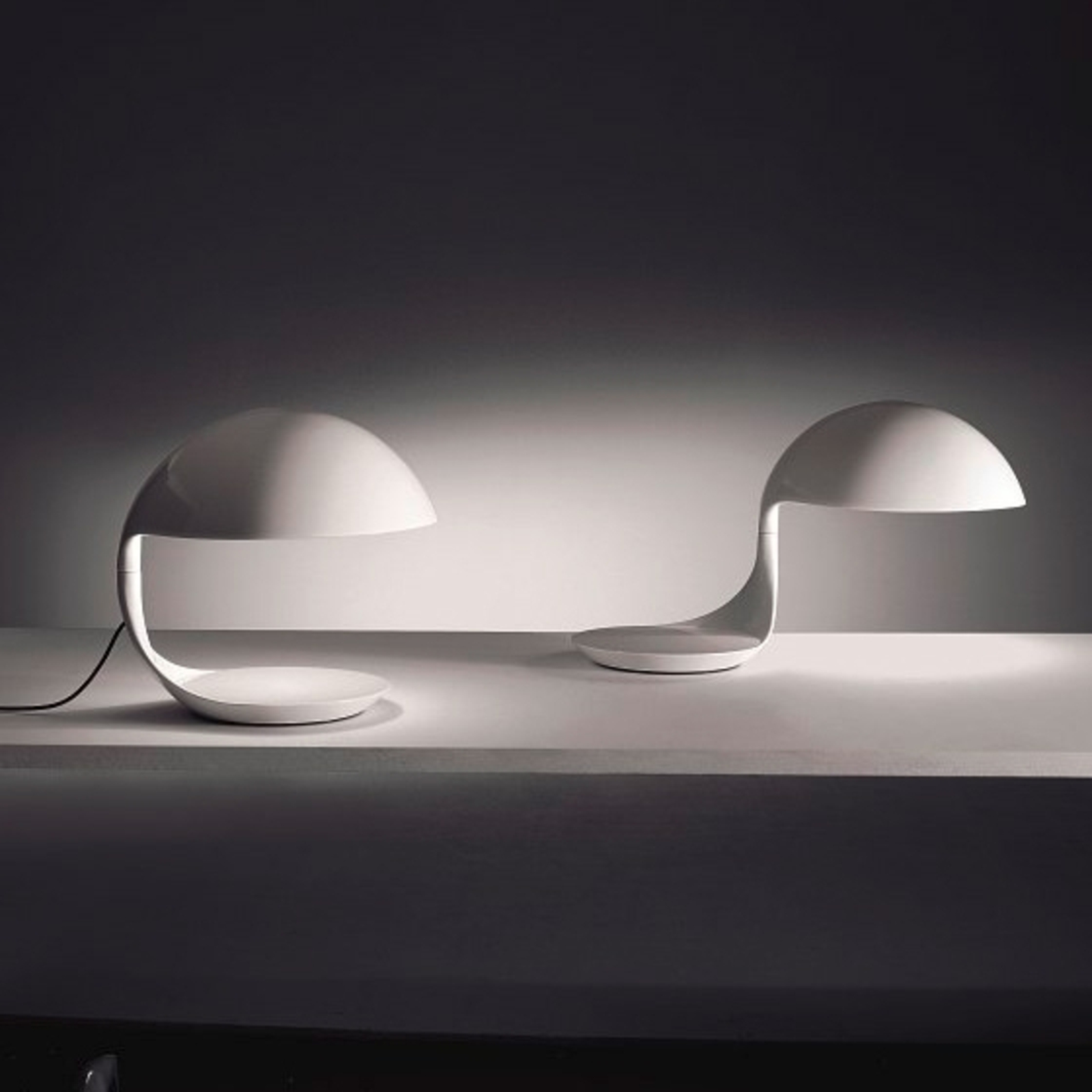 Cobra Tischleuchte Weiß - Martinelli Luce