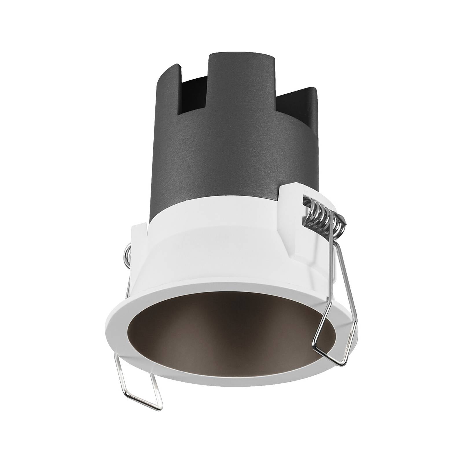 Ledvance spot twist Einbau-Downlight schwarz 5W 400lm 830 wt 70mm Durchmesser warmweiße Lichtfarbe bis zu 90% Energieersparnis im Vergleich zu