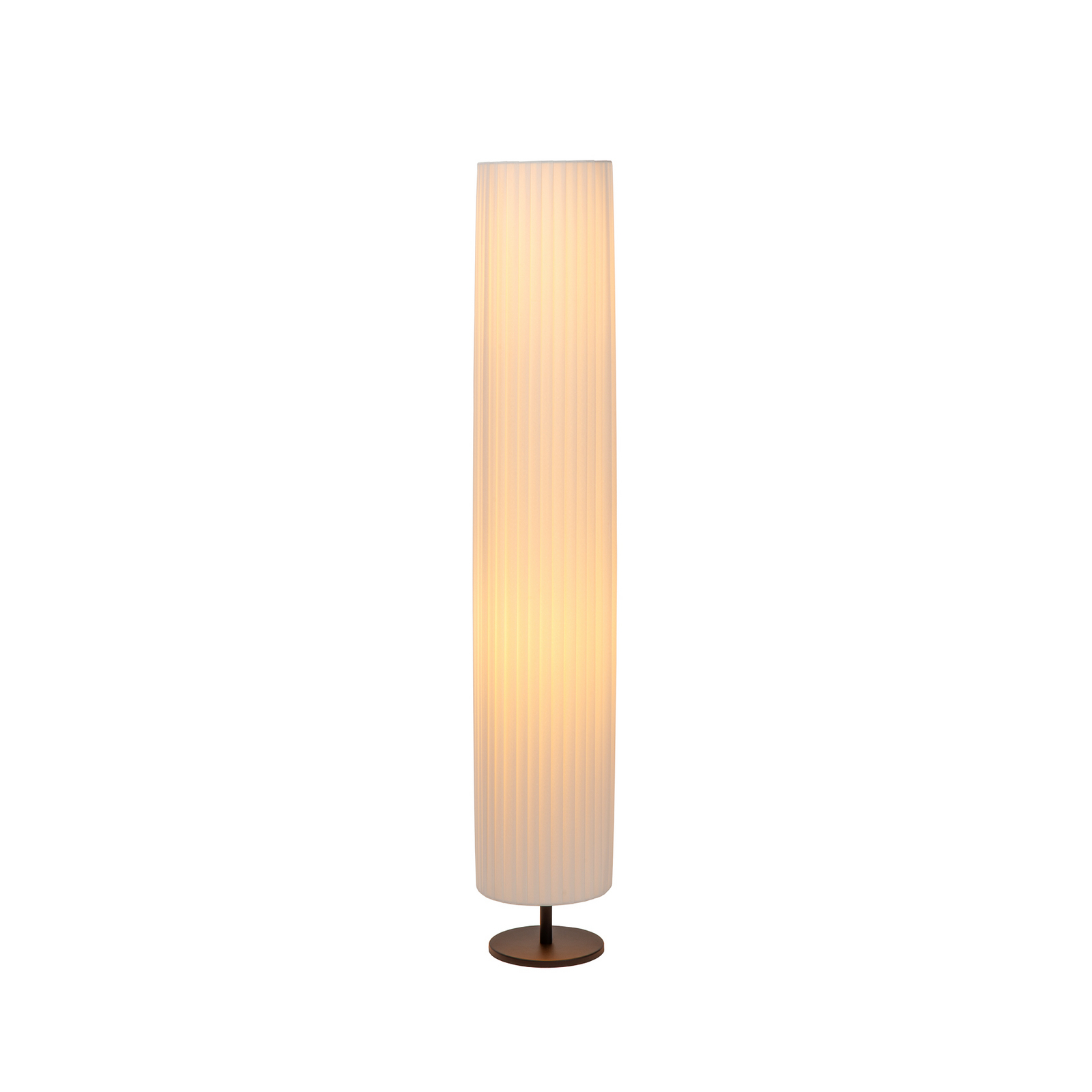 Stojna svetilka FOLD, višina 120 cm, bela, tekstil, 2 x E27