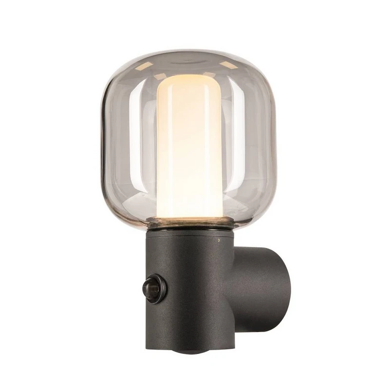 SLV - Ovalisk Utomhus Vägglampa w/Sensor LED Anthracite