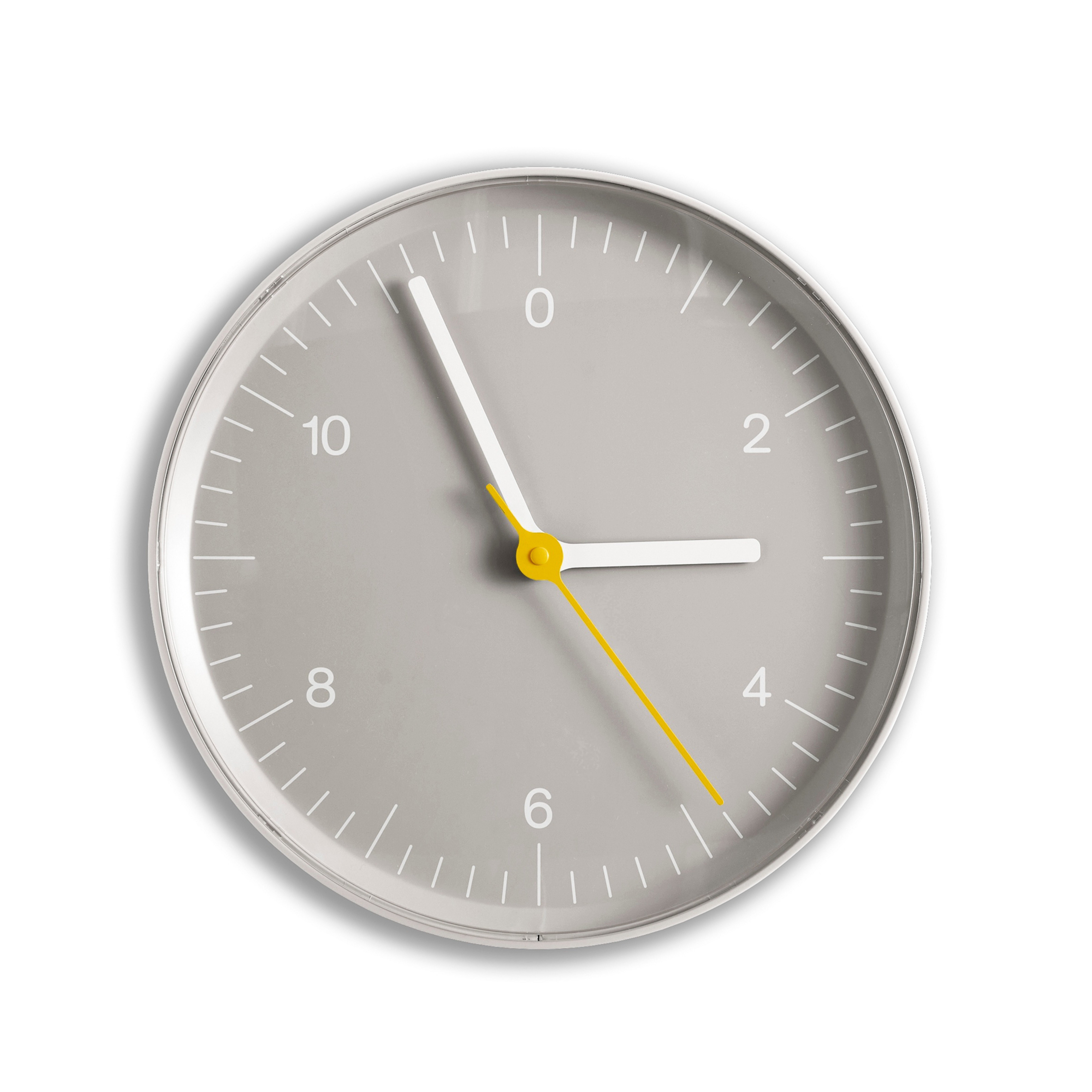 Wall Clock Uhr grau Kunststoff Ø 26 cm - HAY