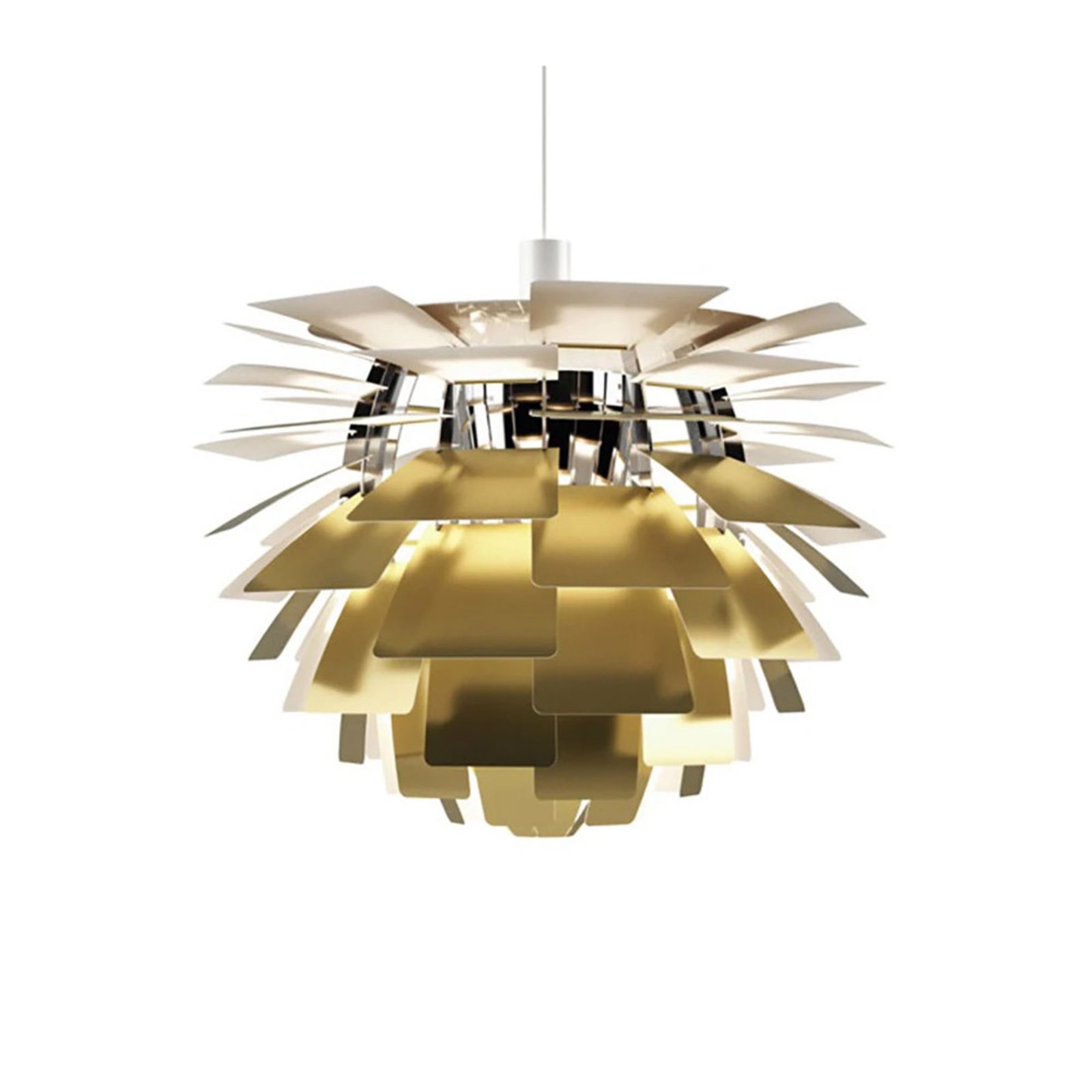 PH Artichoke Taklampa Ø600 Brass - Louis Poulsen