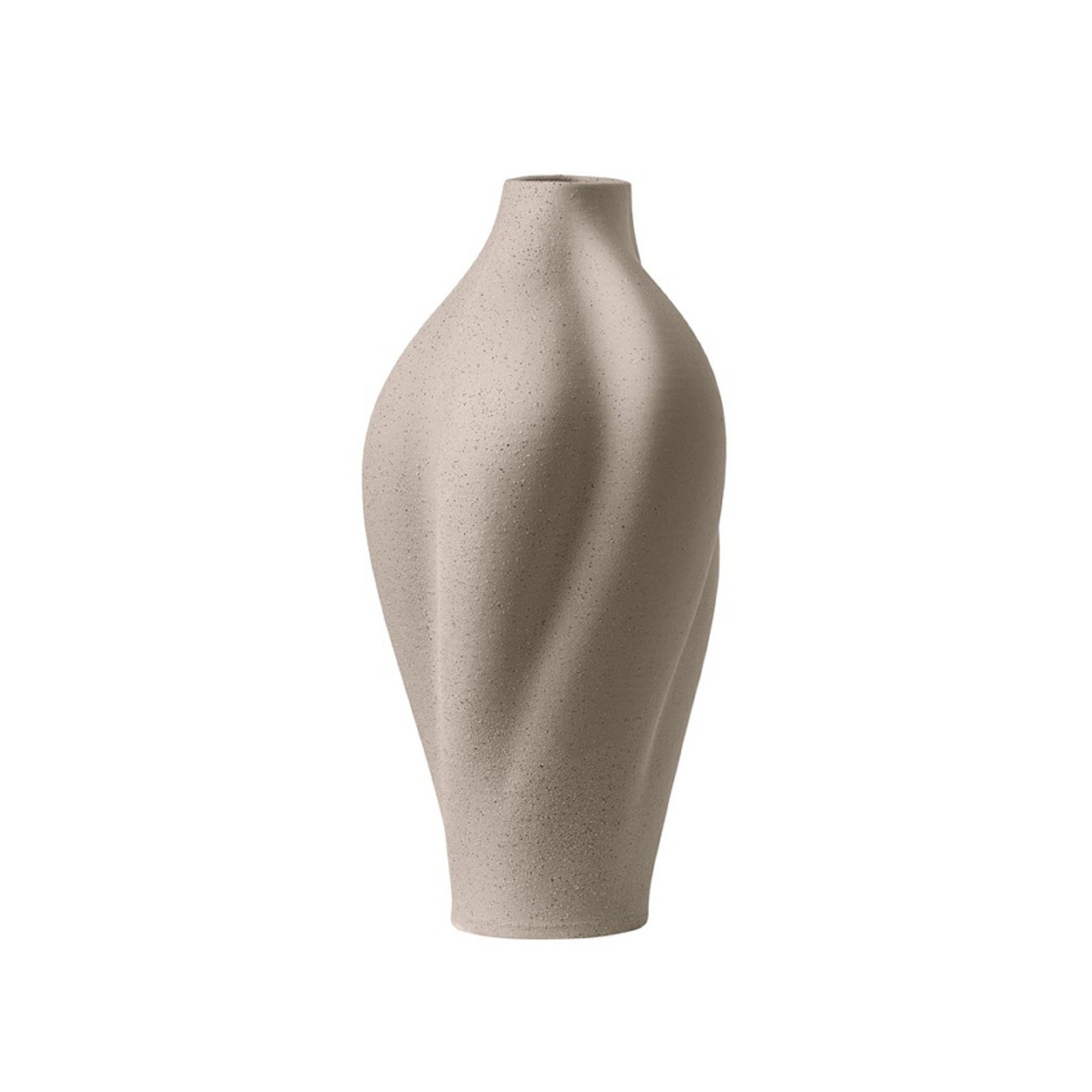 Vaso Saltare, 35 cm, taupe, ceramica - AYTM