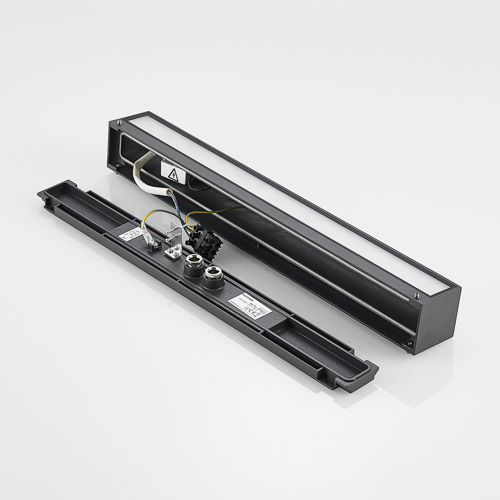 Krylo Candeeiro de Parede Exterior IP65 Graphite - Lucande