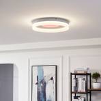 Lucande Smart LED φως οροφής Squillo λευκό Tuya RGBW CCT