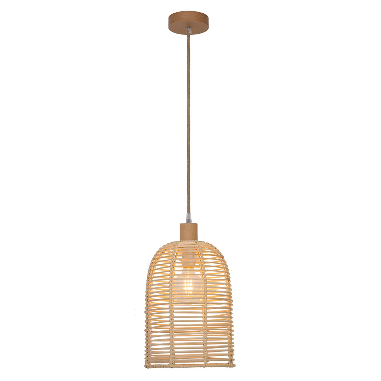 Hanglamp Bell van hout