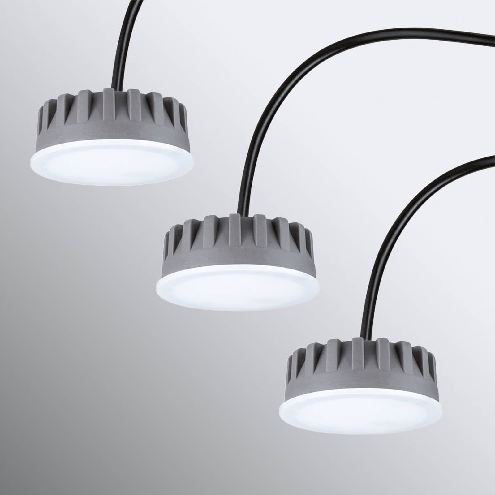 Paulmann LED module Coin Slim for recessed light, set of 3, plastic, 6.8 W, energy efficiency: A