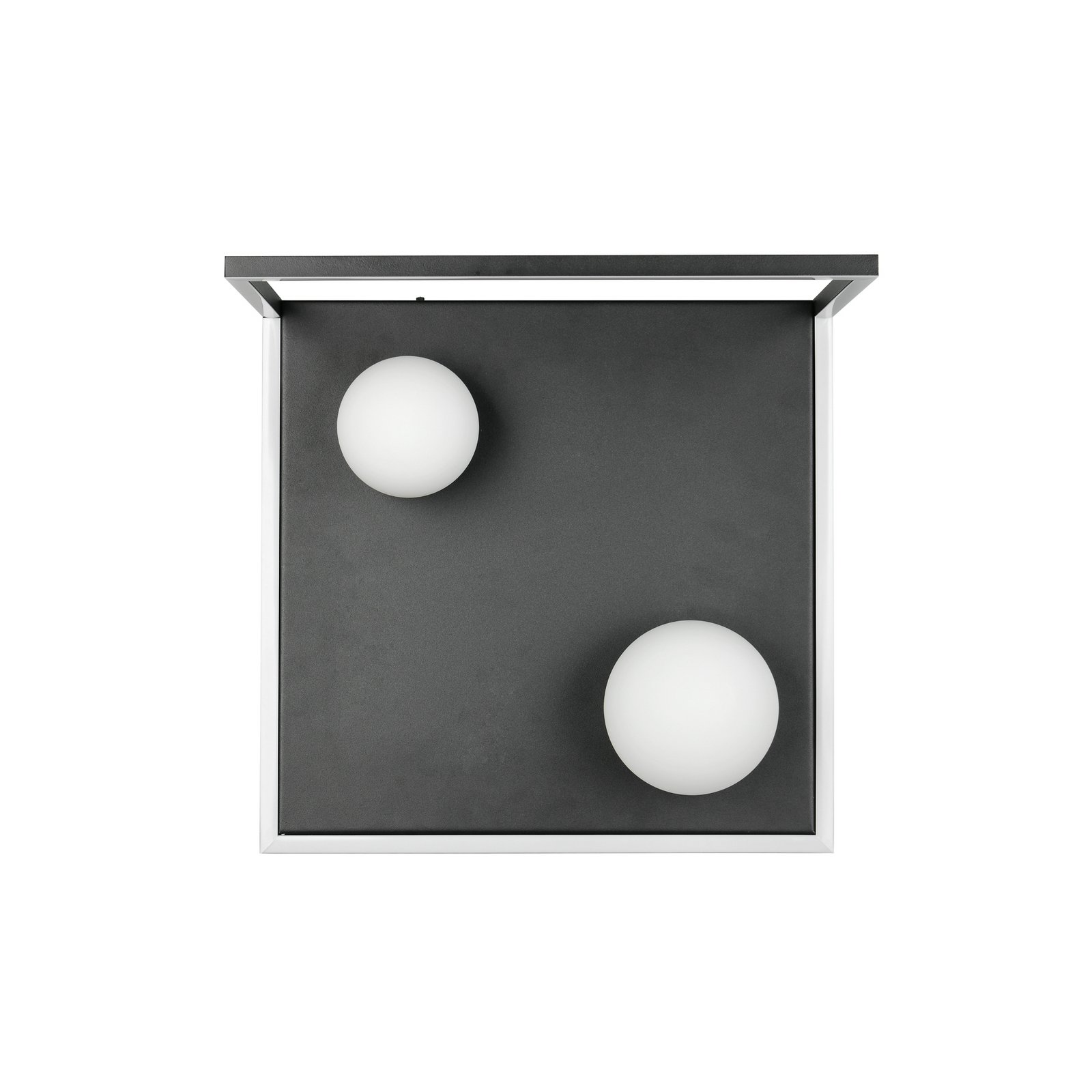 LED lubų šviestuvas „Arola“, matinis juodas, plotis 37 cm, metalas LED lubų šviestuvas „Arola“, matinis juodas, plotis 37 cm, metalas