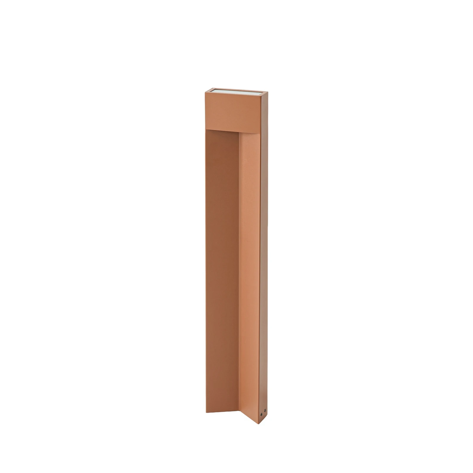 Lucande LED-Wegeleuchte Kaholo, braun, 90 cm, IP44