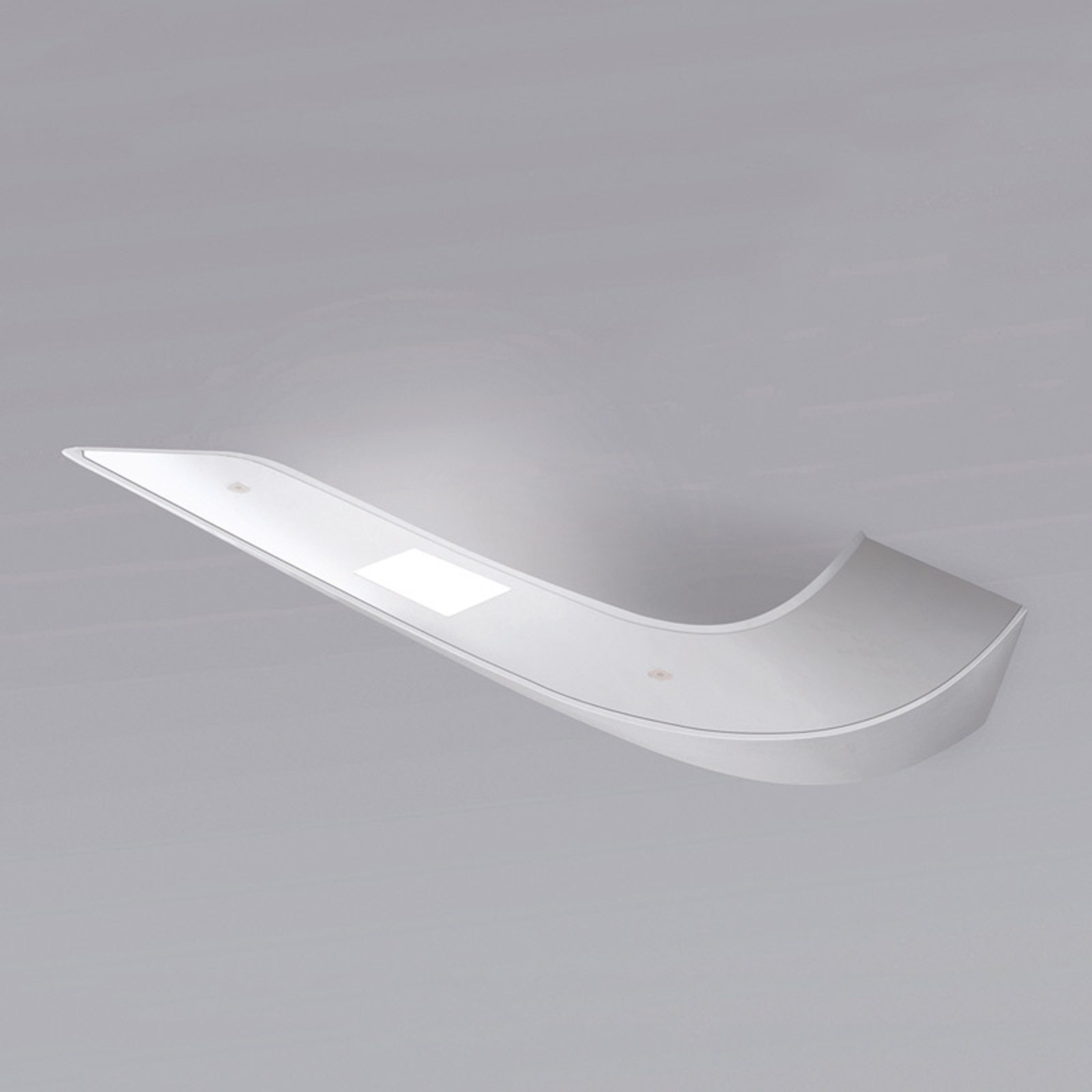 ICONE Bommerang - LED sieninis šviestuvas, 23 W, baltas