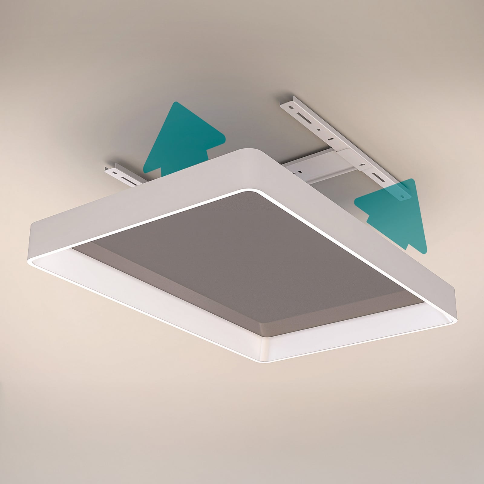 Deckenlampe SKYLIGHT VITA UP 93x60cm weiß CCT IP44 - Philips Deckenlampe SKYLIGHT VITA UP 93x60cm weiß CCT IP44 - Philips