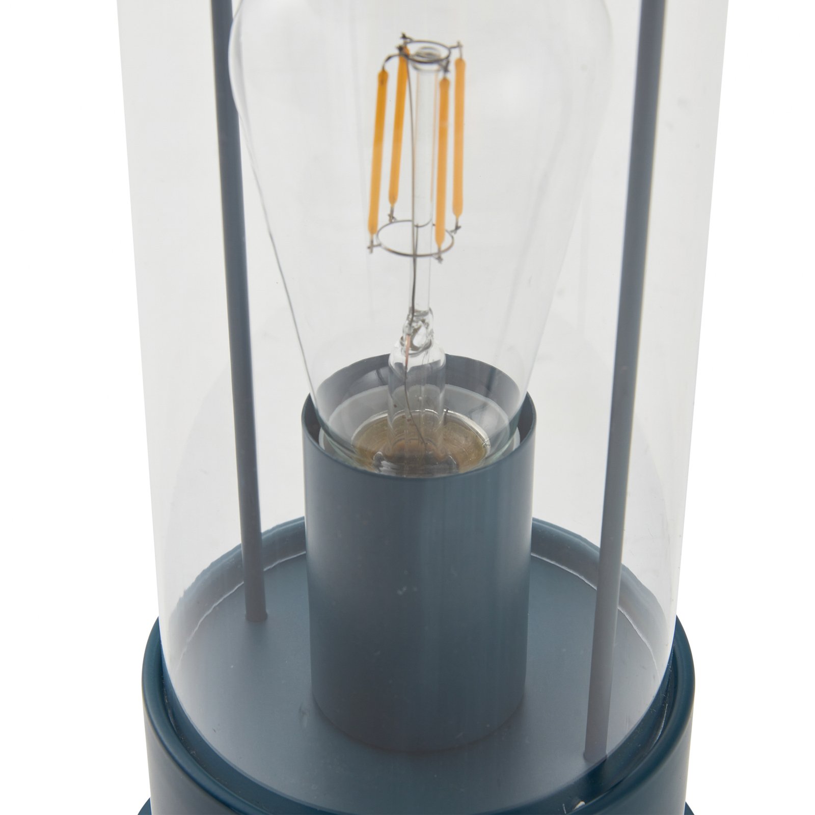 Yvette Portable Tafellamp IP44 Blue - Lindby