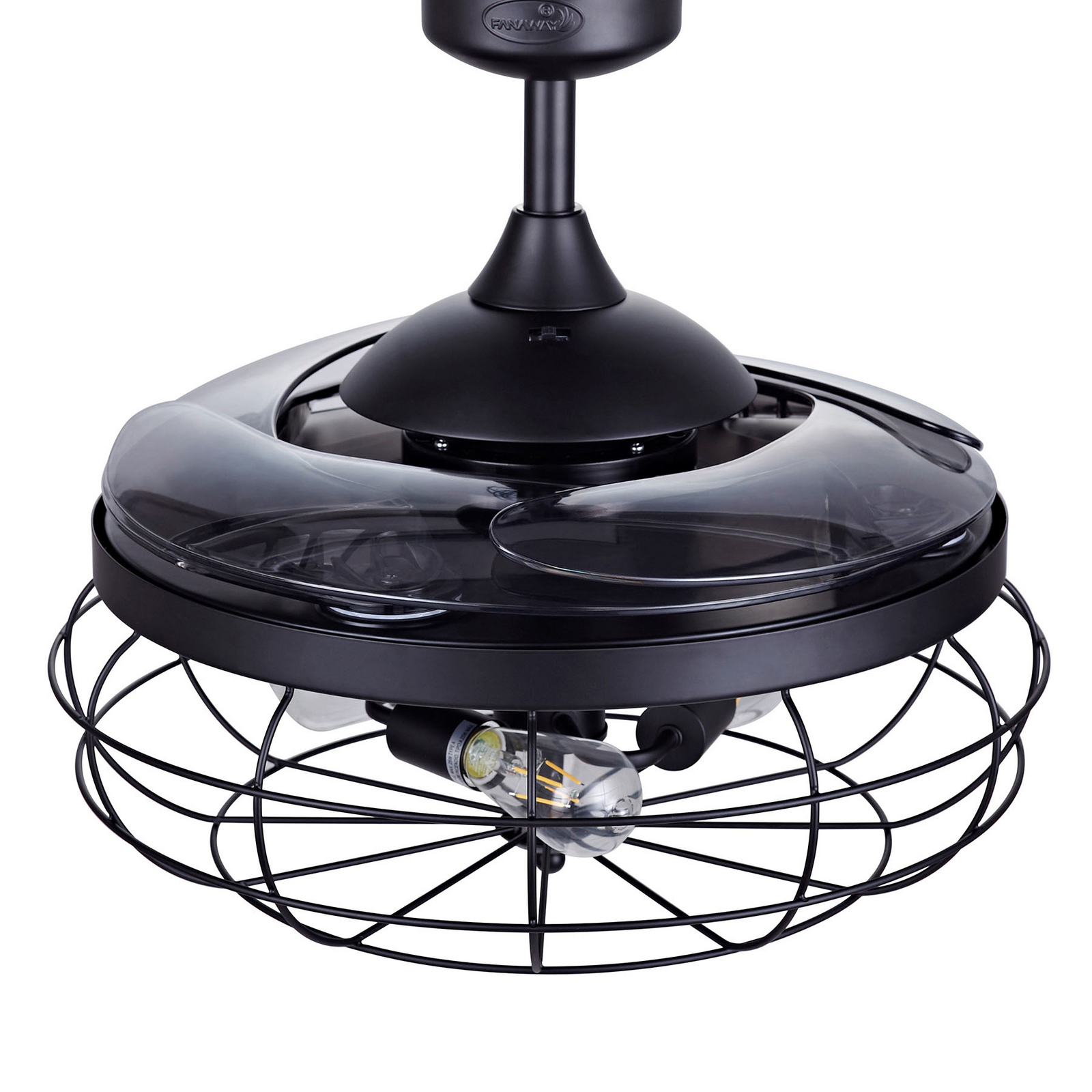 Fanaway Industri ceiling fan with light Lights.co.uk