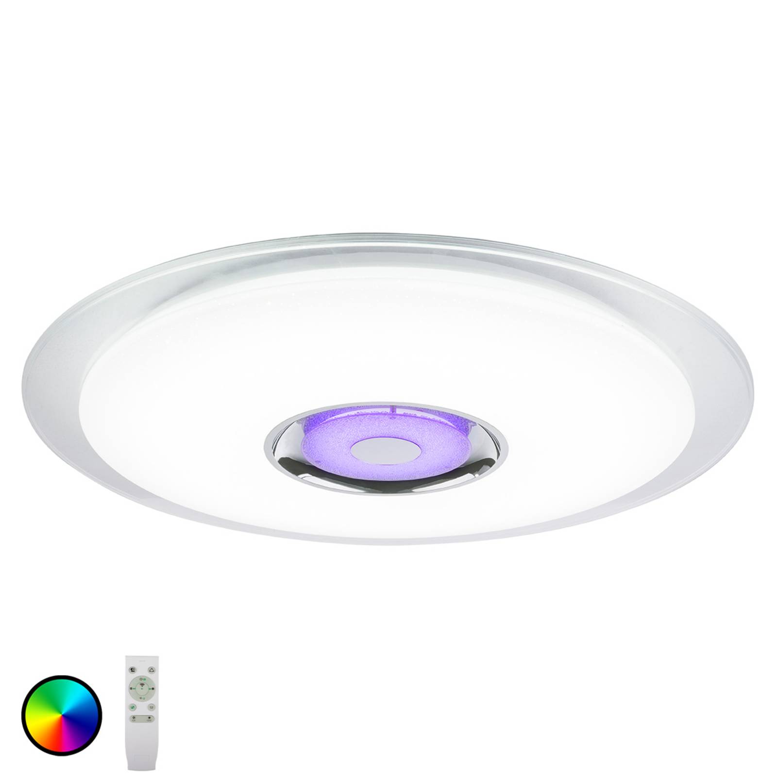 LED-Deckenleuchte Tune RGB mit Lautsprecher Ø 60