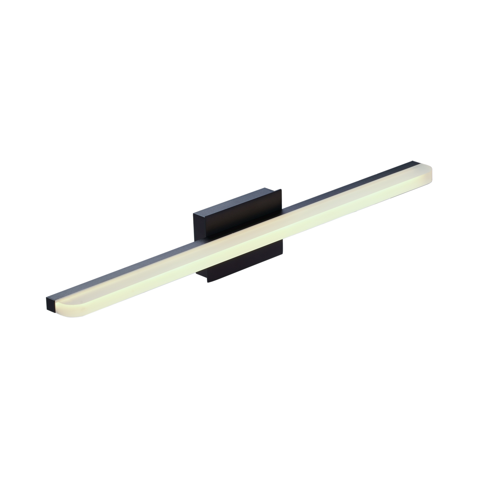 Lindby Okke LED-es fürdőszobai tükörvilágítás, fekete