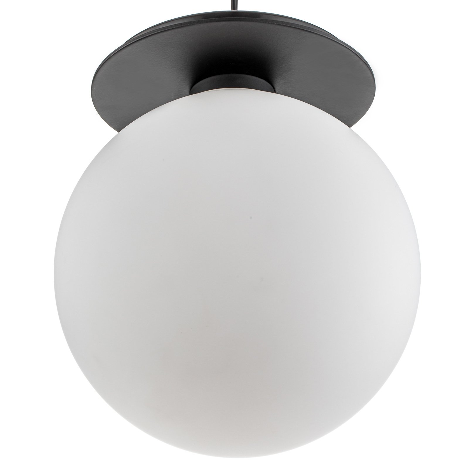 Audo TR Bulb -LED-kattovalaisin, musta/mattaopaali
