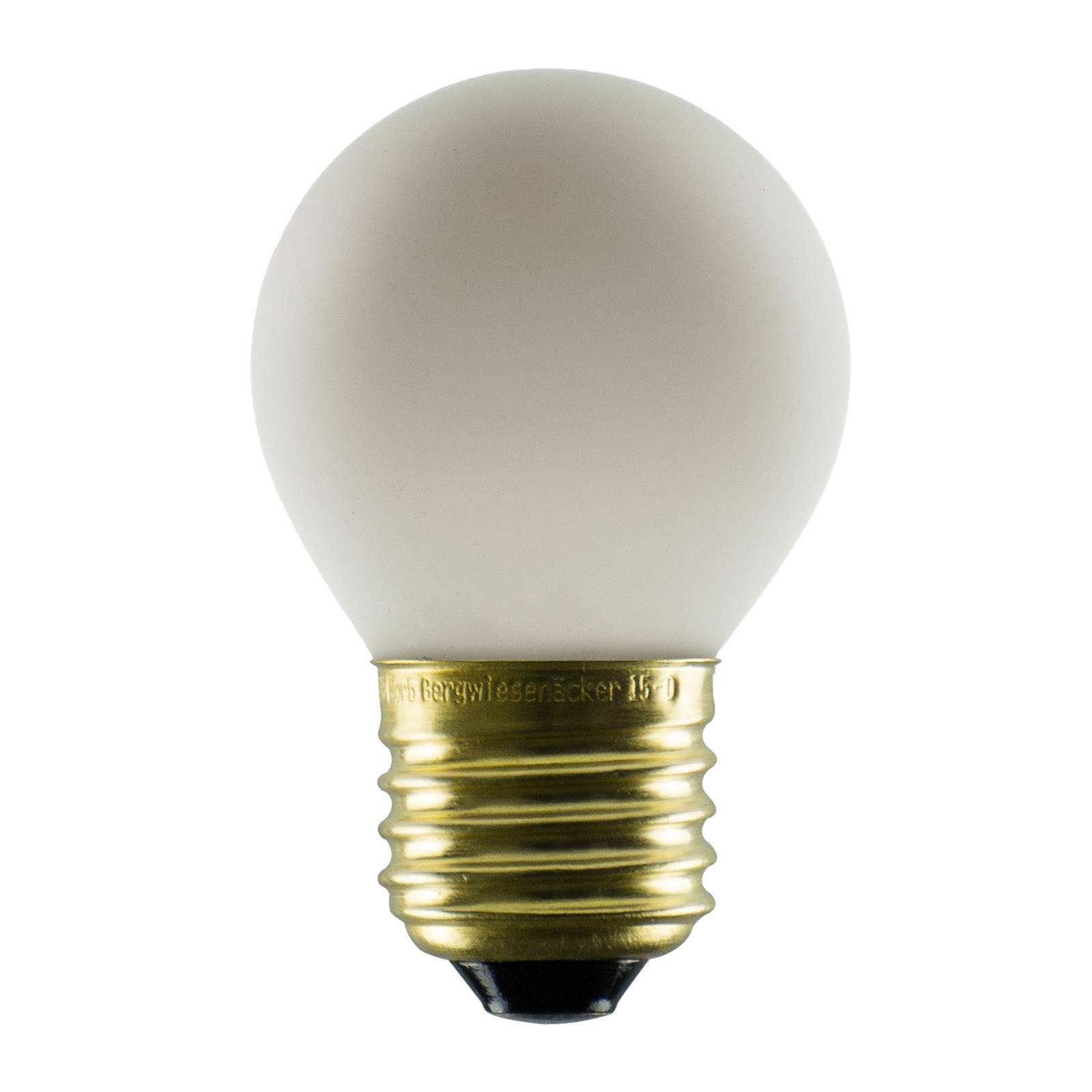 SEGULA LED-lampa 24V E27 3W 922 Golfball matt dim