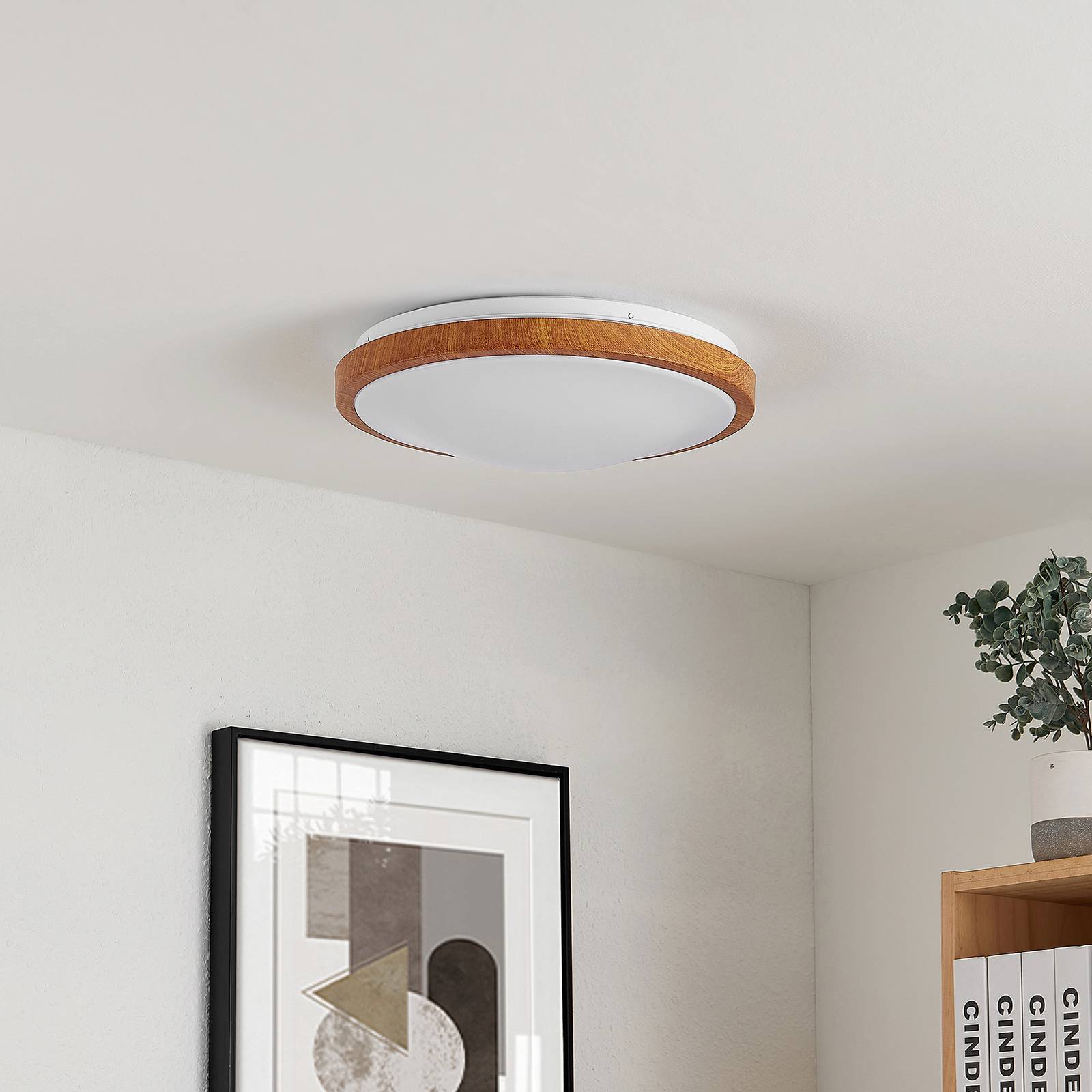 Lindby Mynte LED ceiling light, round, 35 cm