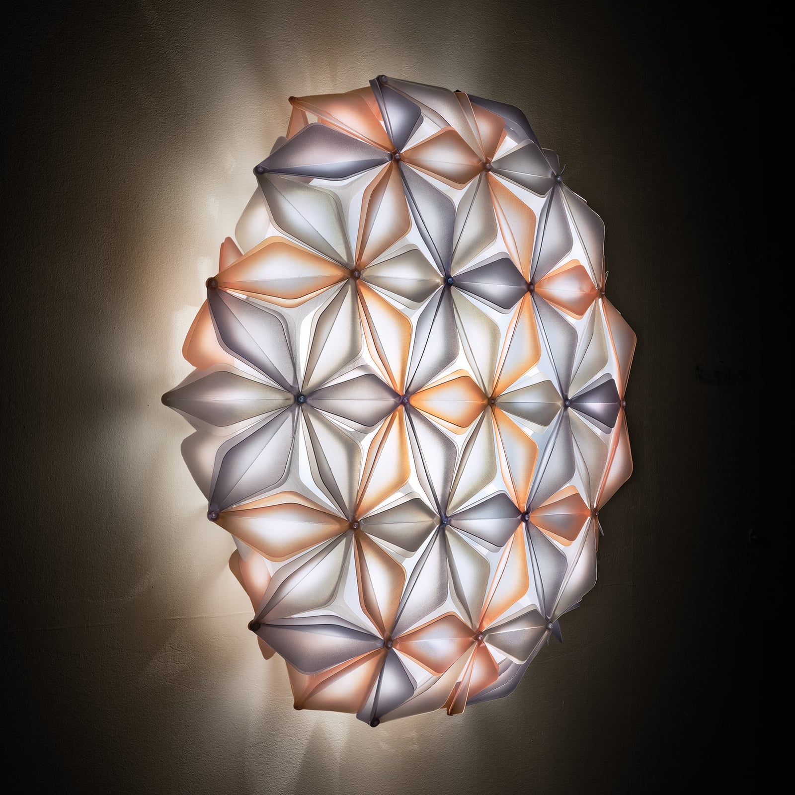 La Vie L Deckenleuchte, Breite 71cm, amber - Slamp