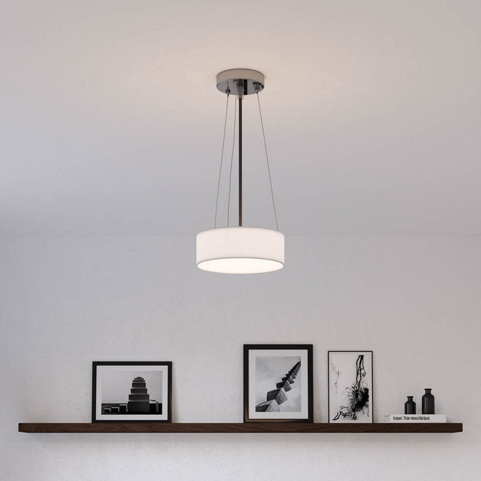 Smartwares Plafonieră Plafonieră Ceiling Dream Ø 30 cm textil alb - Camera de zi / sufragerie - Modern - Țesătură / Textil