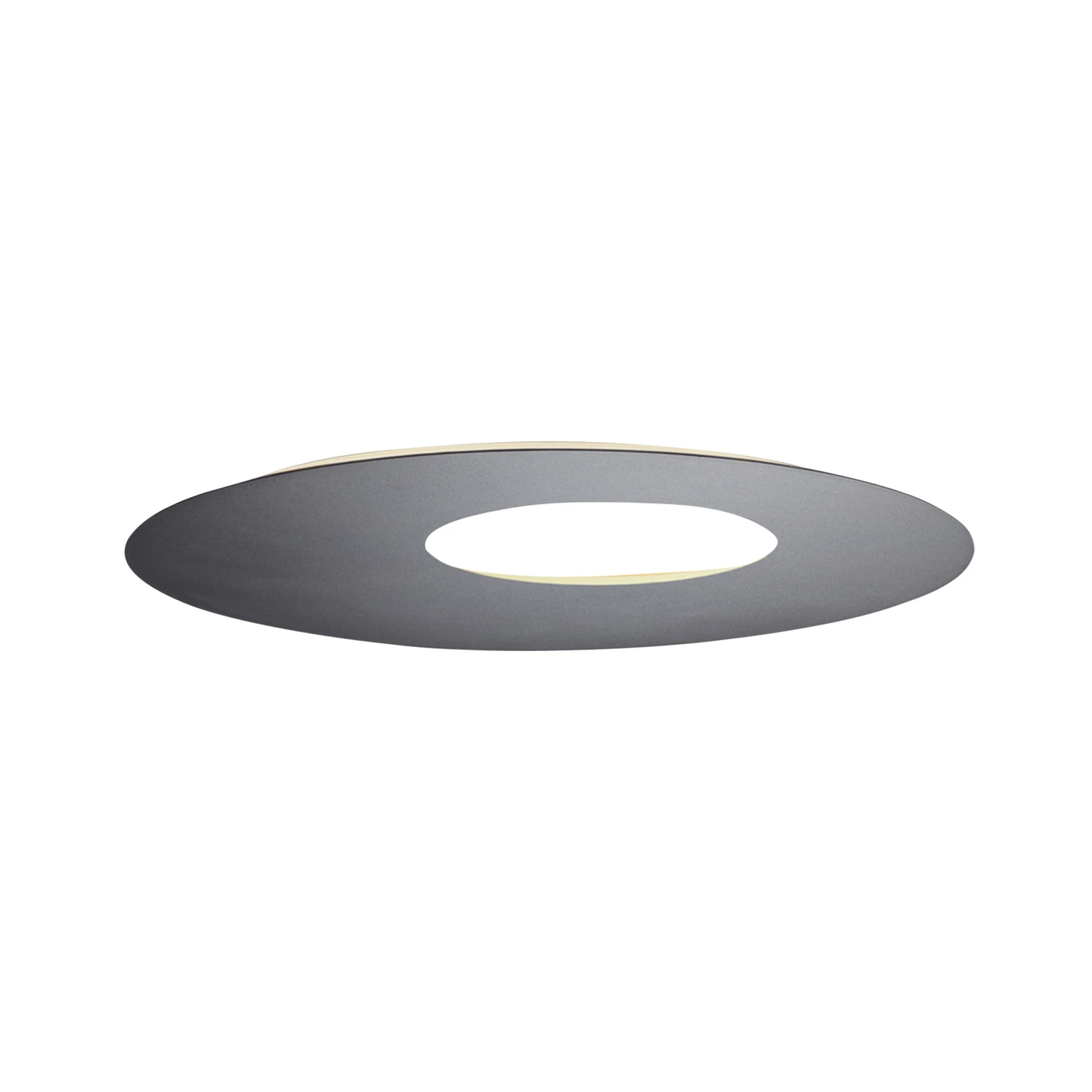 Escale Blade Open LED φωτιστικό τοίχου ανθρακί Ø 59cm