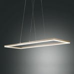 Bard LED pendant light 92 x 32 cm matt gold finish