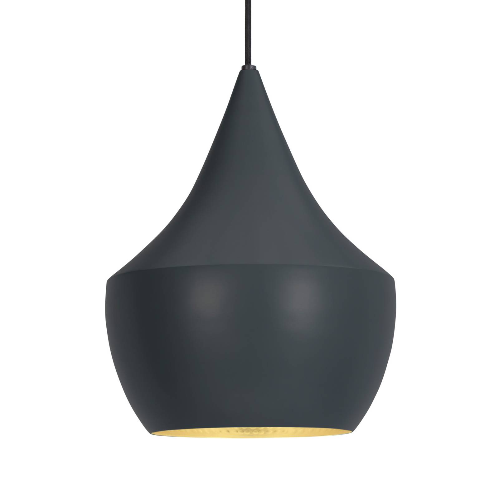 Tom Dixon Beat Fat LED-Pendelleuchte, schwarz günstig online kaufen