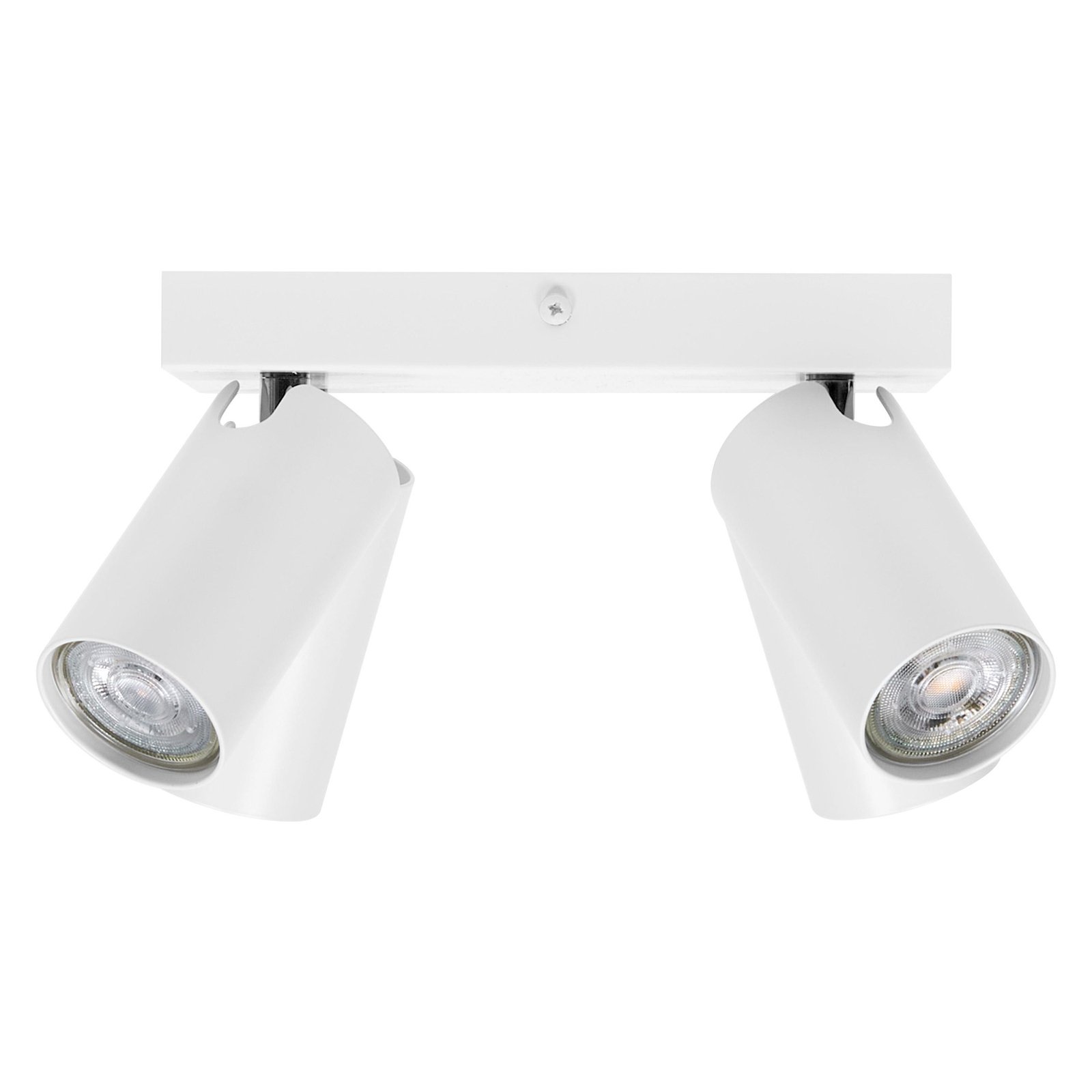 LEDVANCE Octagon LED spotlight, dimmable, 4-bulb, square, white