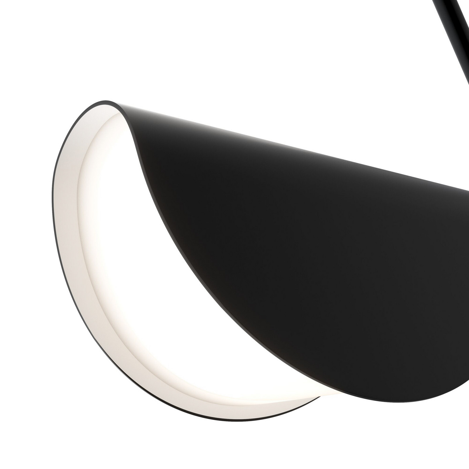 Maytoni Mollis lampă suspendată 1 bec - Camera de zi / sufragerie - modern - negru alb - Metal