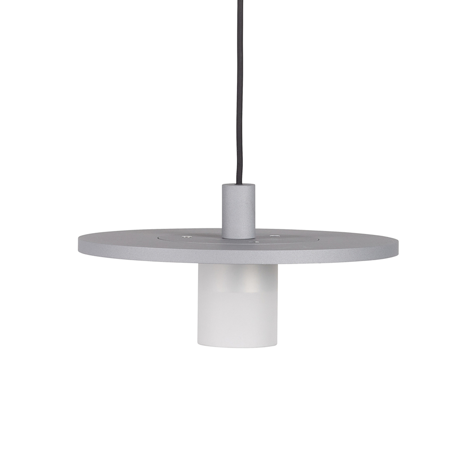 Montoya LED outdoor hanging light aluminium, grey