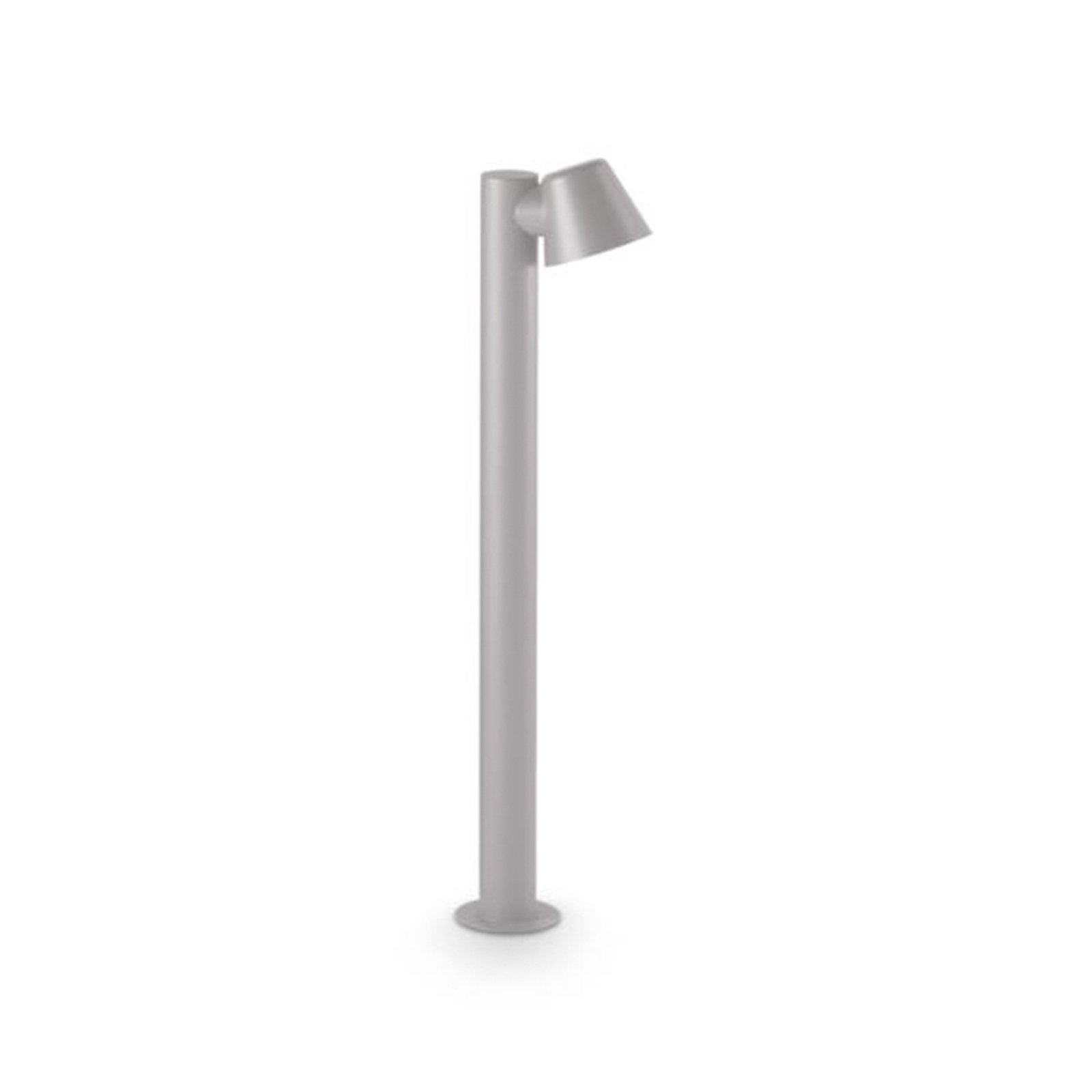 Ideal Lux plinska luč za pot, siva, aluminij, višina 80 cm