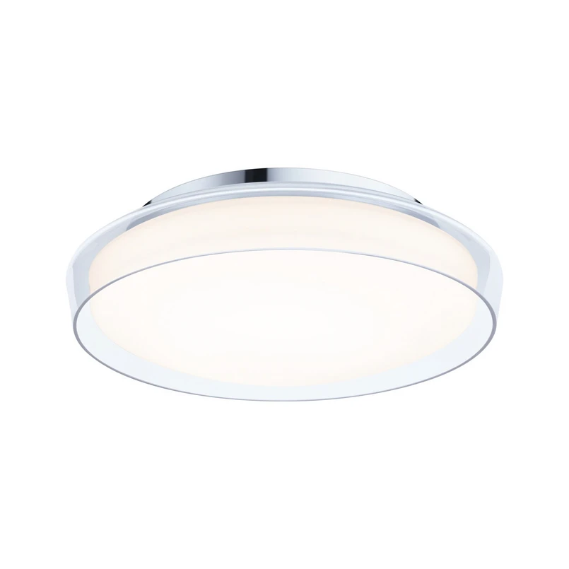 Paulmann - Luena LED-Deckenleuchte, IP44, chrom, Ø 35 cm
