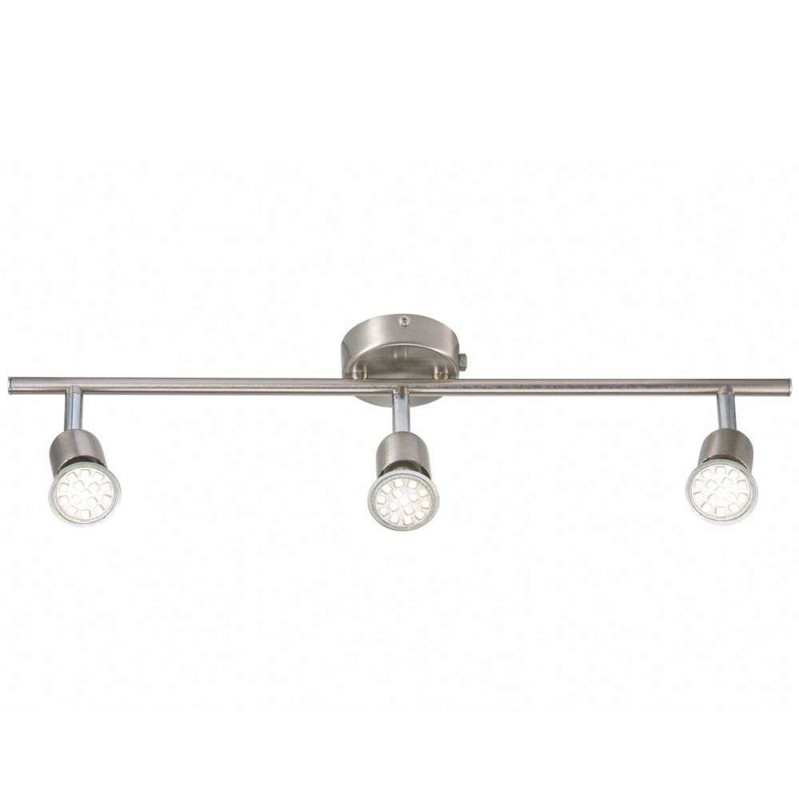 Avenue 3-Rail Plafonieră Brushed Steel - Nordlux