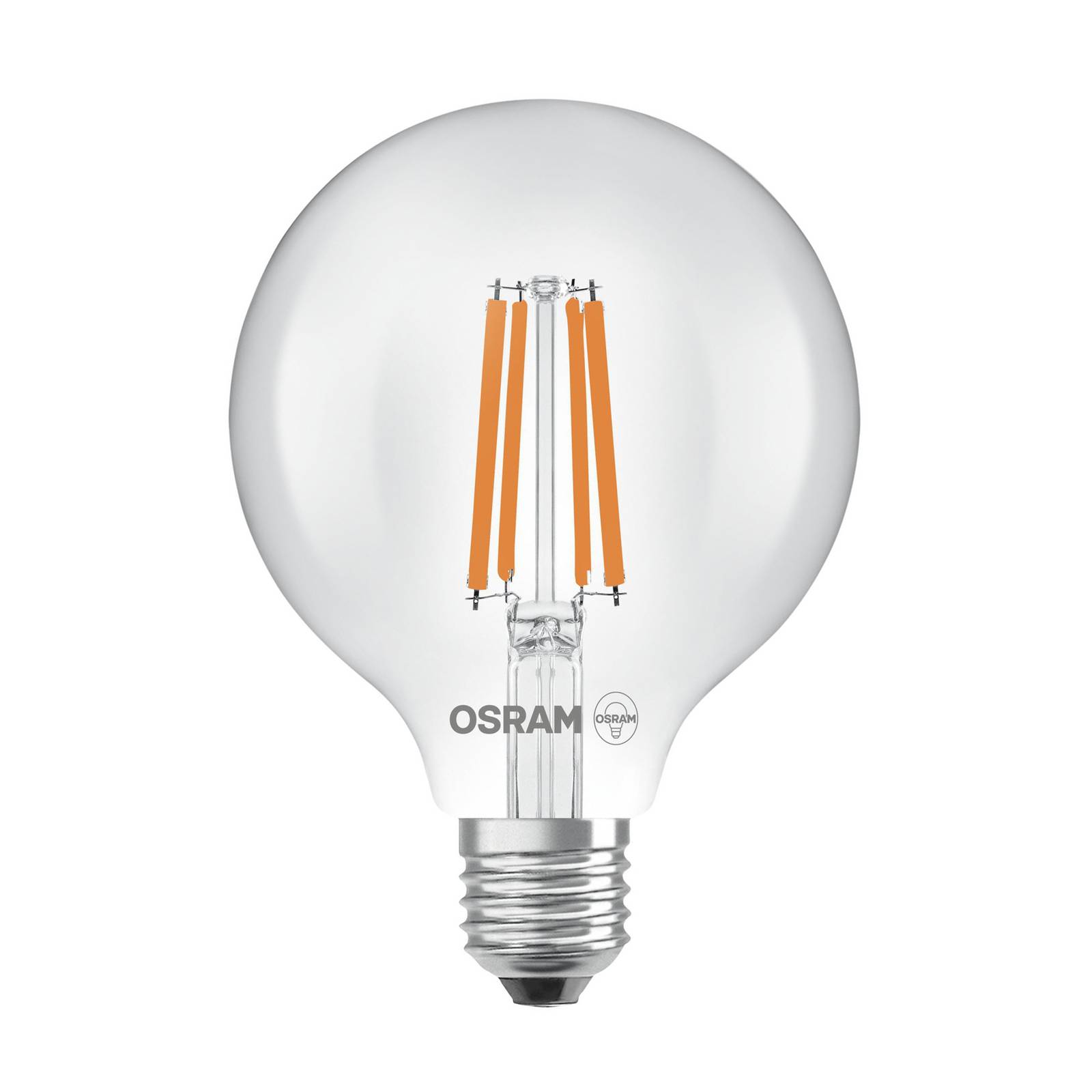 OSRAM LED-Leuchtmittel Globe G95 E27 5W Filament 2.700K